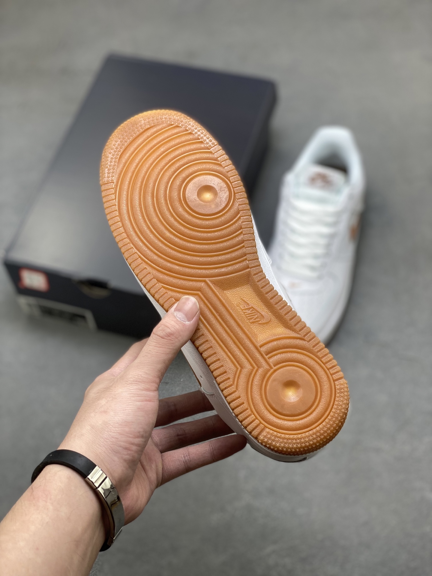 Nike Air Force 1 '07 Low White/Gum Brown Casual Shoes FN5924-103 7 i1752088746974 6607 0 5