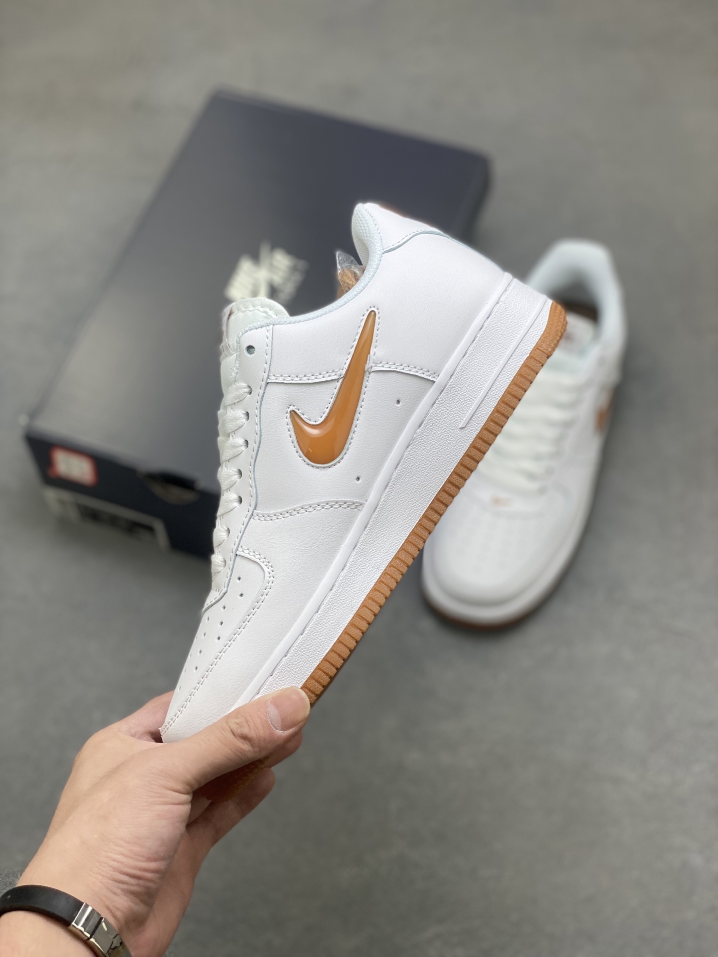 Nike Air Force 1 '07 Low White/Gum Brown Casual Shoes FN5924-103 4 i1752088747075 7146 0 2