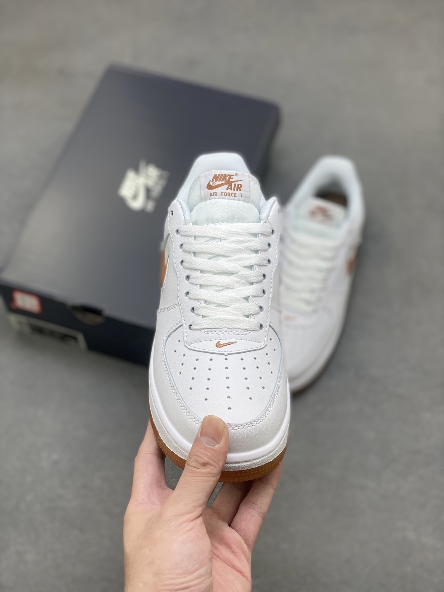 Nike Air Force 1 '07 Low White/Gum Brown Casual Shoes FN5924-103 3 i1752088747083 1023 0 1