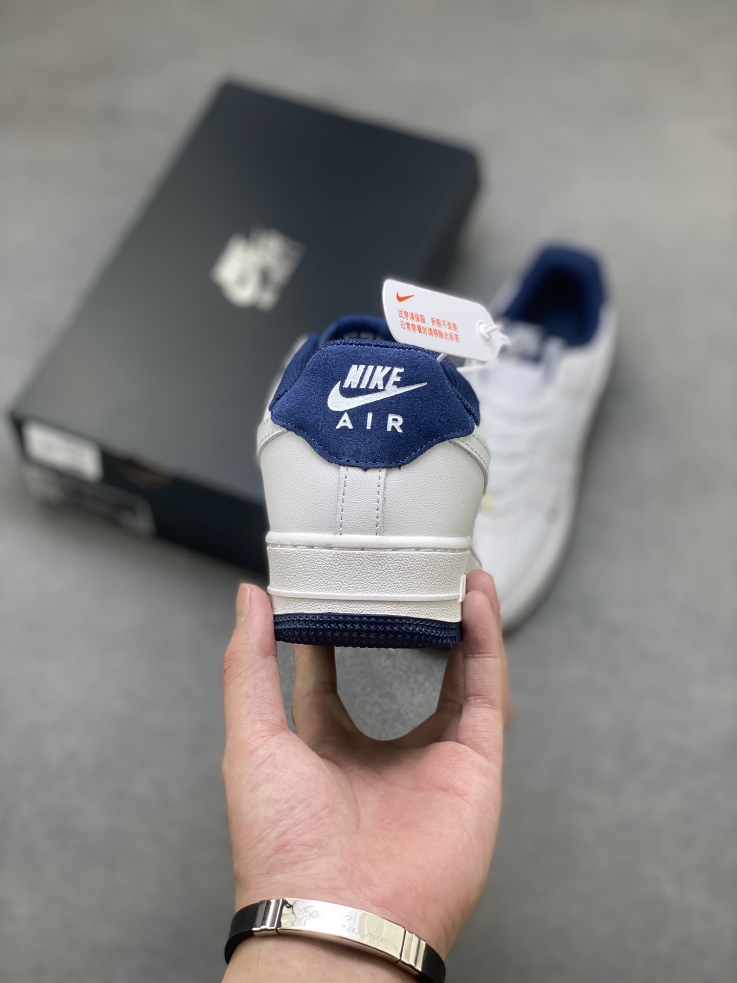 Nike Air Force 1 '07 Low White/Navy Casual Shoes CZ11065-1100 5 i1752172278144 6512 0 3
