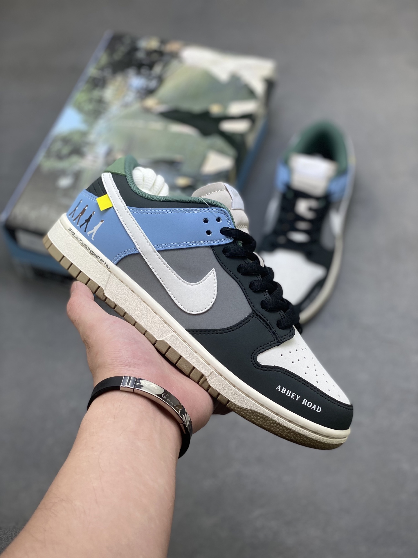 Nike SB Dunk Low Abbey Road Custom Sneakers Casual Shoes PU6652-123 2 i1752173559431 1767 0 0