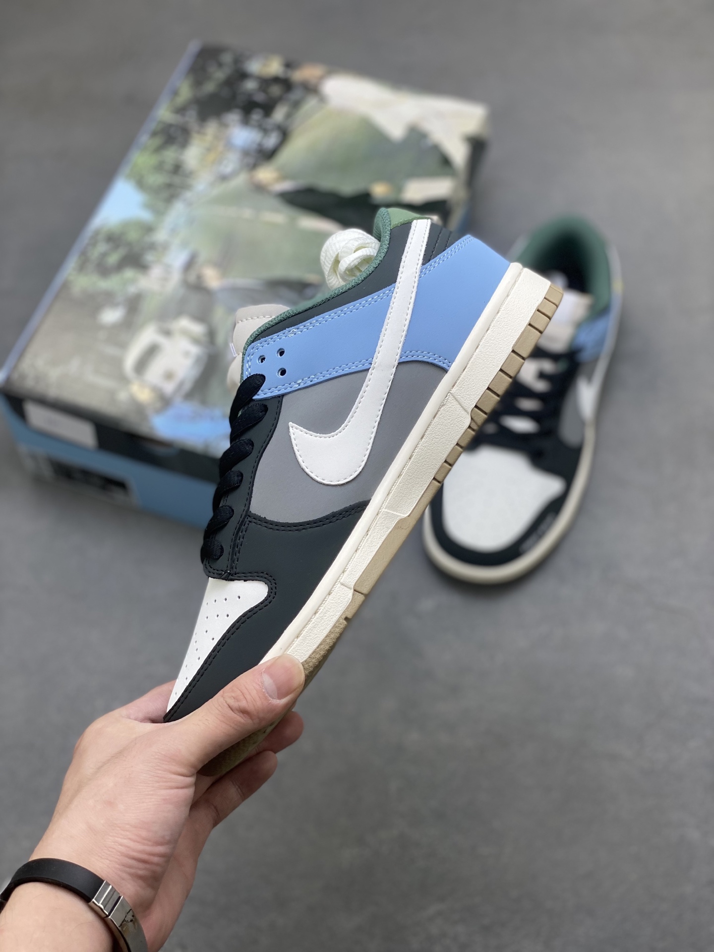 Nike SB Dunk Low Abbey Road Custom Sneakers Casual Shoes PU6652-123 4 i1752173560379 6904 0 2