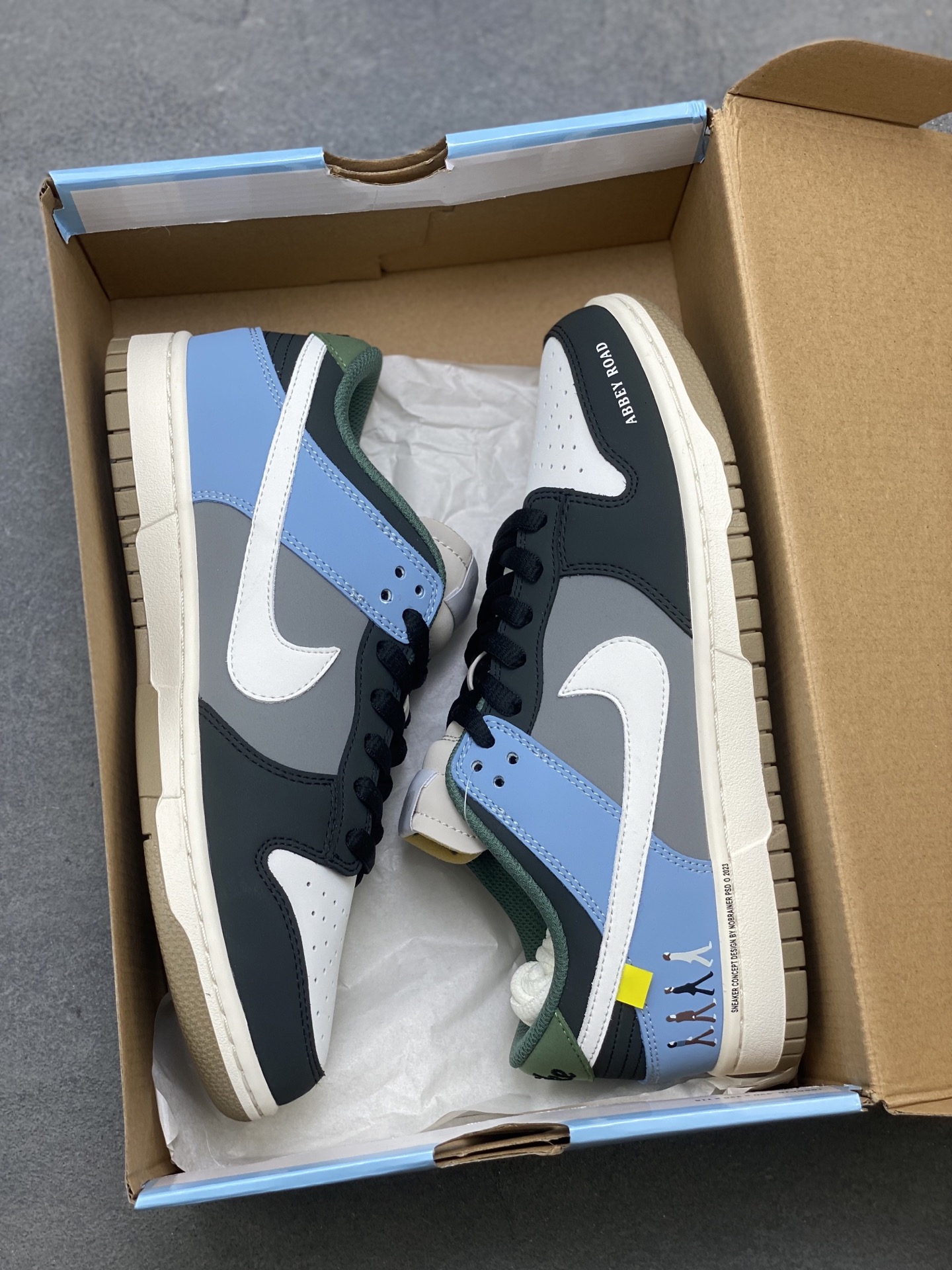 Nike SB Dunk Low Abbey Road Custom Sneakers Casual Shoes PU6652-123 10 i1752173561289 1233 0 8