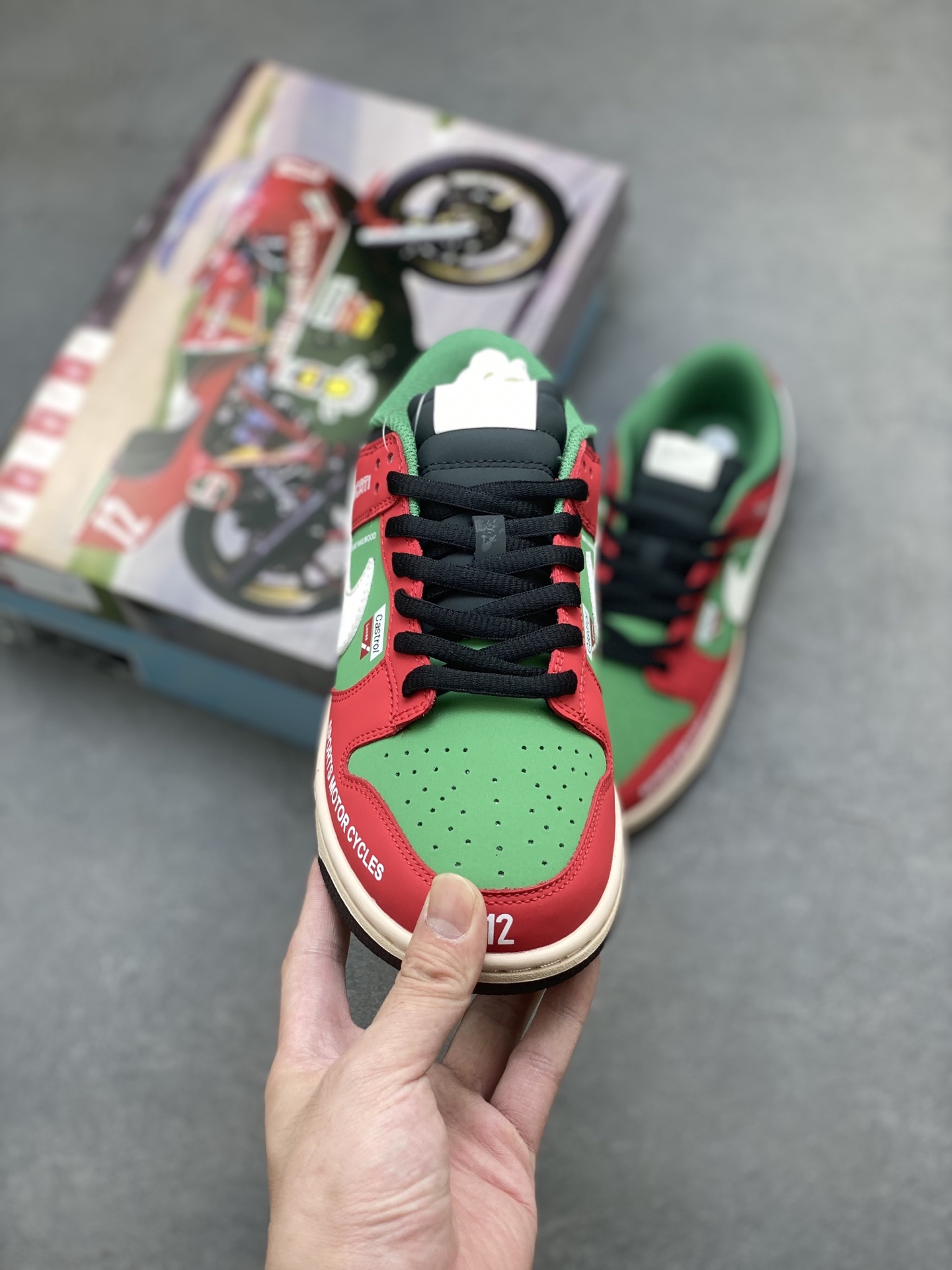 Nike SB Dunk Low Premium Casual Sneakers - Ducati Nike Hailwood Edition 2 i1752173677268 7904 0 1