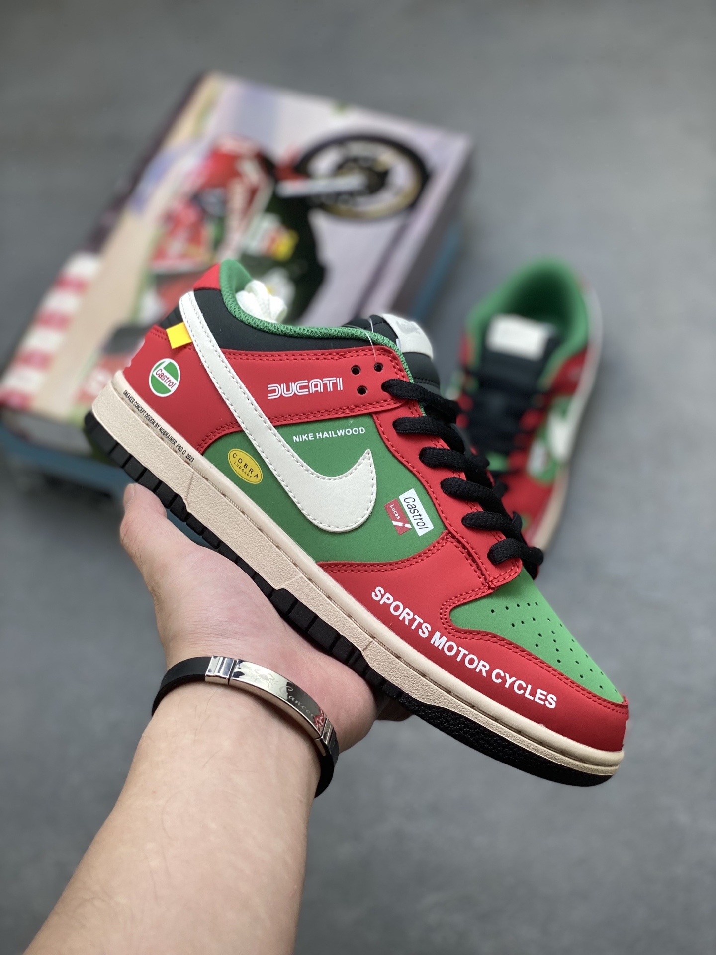 Nike SB Dunk Low Premium Casual Sneakers - Ducati Nike Hailwood Edition 1 i1752173687590 5110 0 0