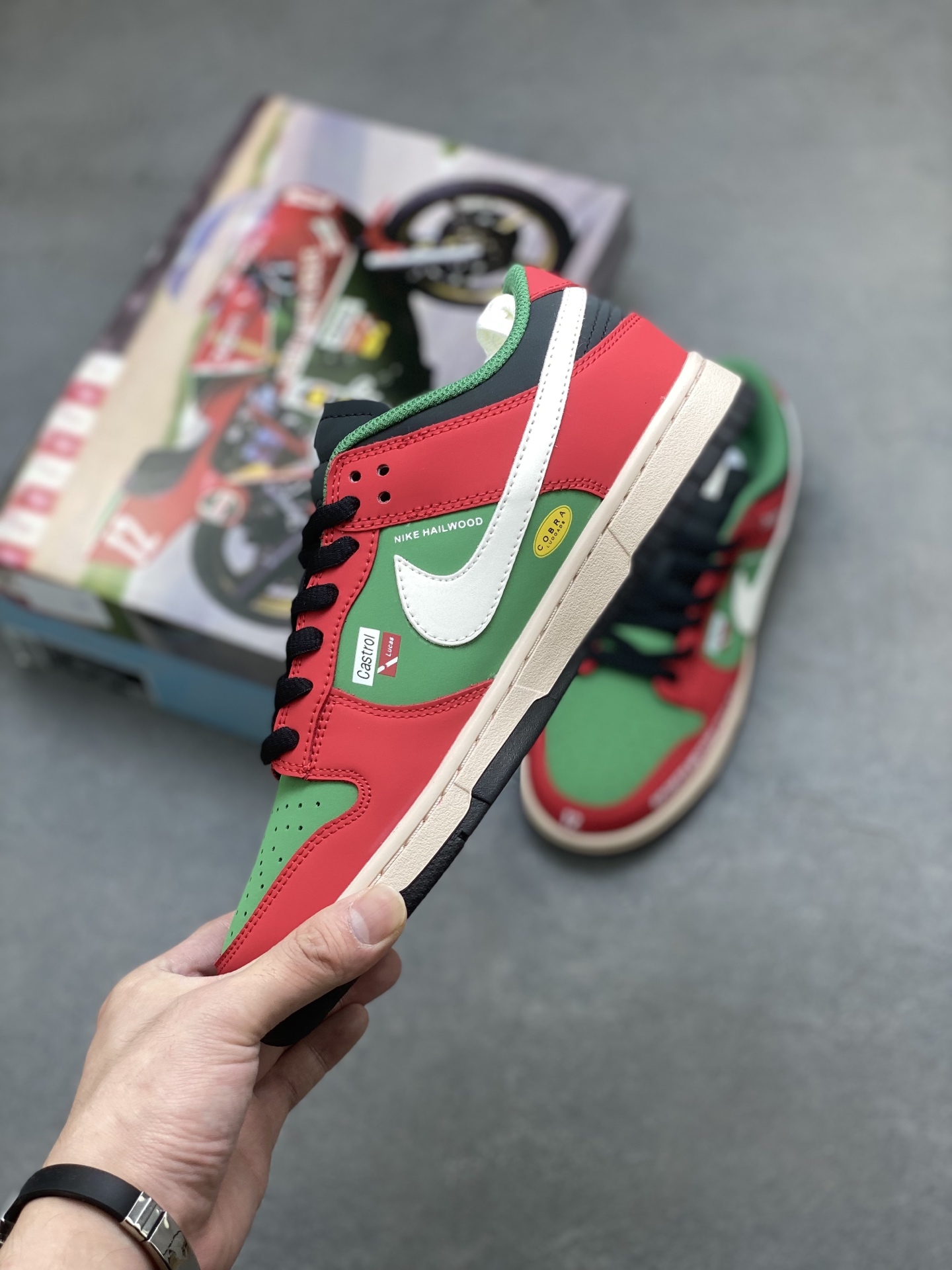 Nike SB Dunk Low Premium Casual Sneakers - Ducati Nike Hailwood Edition 3 i1752173687610 6583 0 2
