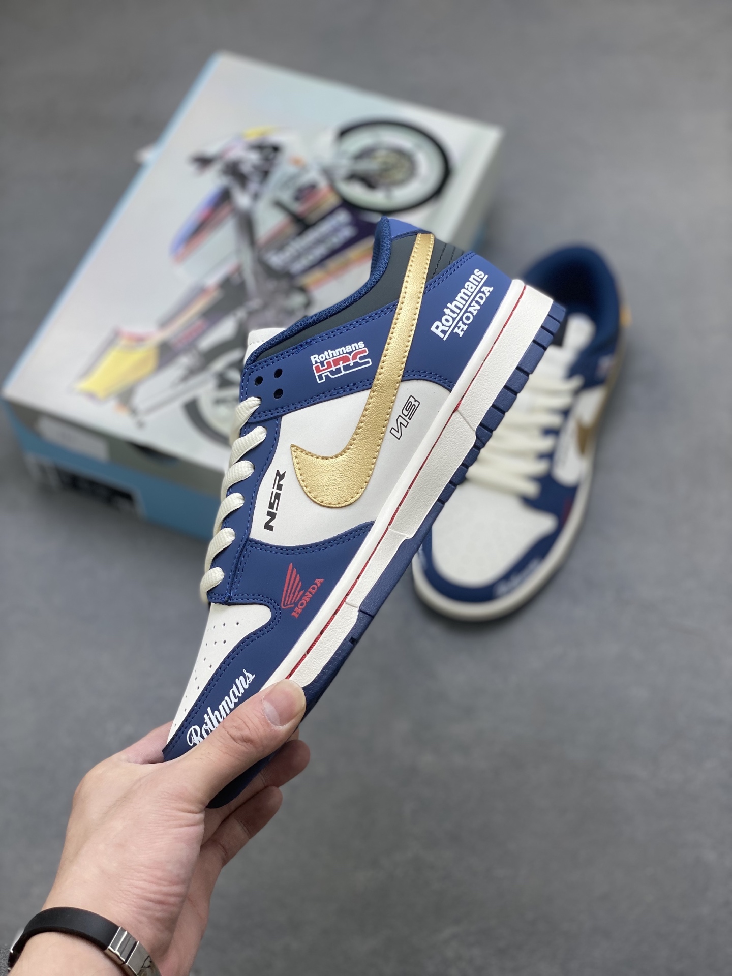 Nike SB Dunk Low Rothmans HRC Anniversary Edition Sneakers 3 i1752173720164 992 0 2