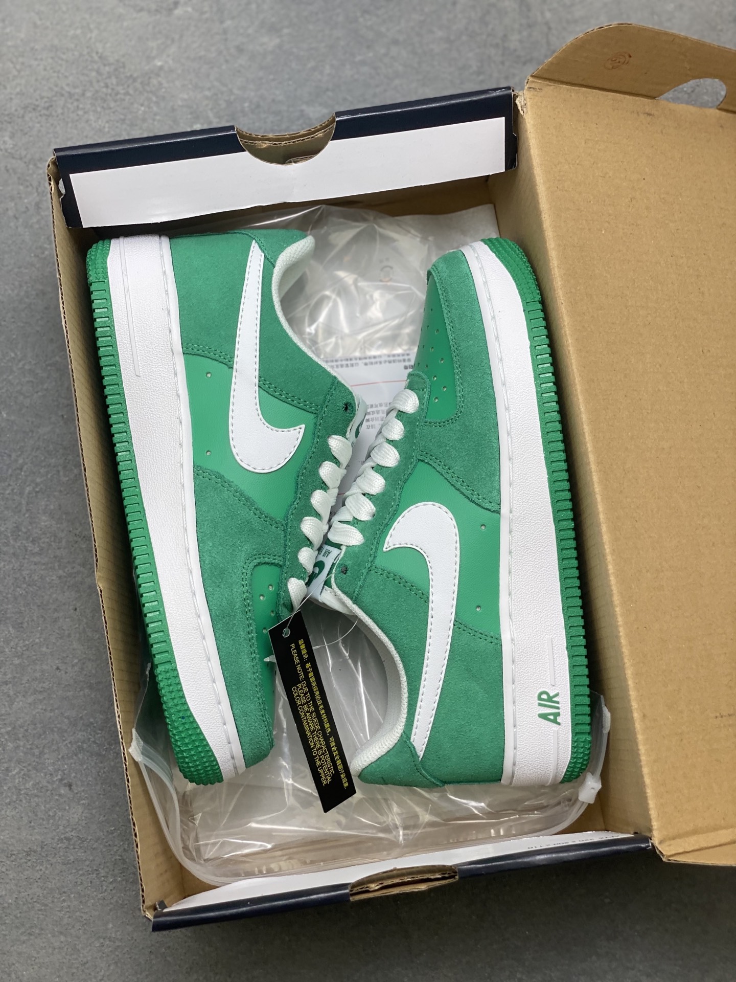 Nike Air Force 1 '07 Low Green & White Suede Sneakers IB6388-300 10 i1752336605100 44 0 8