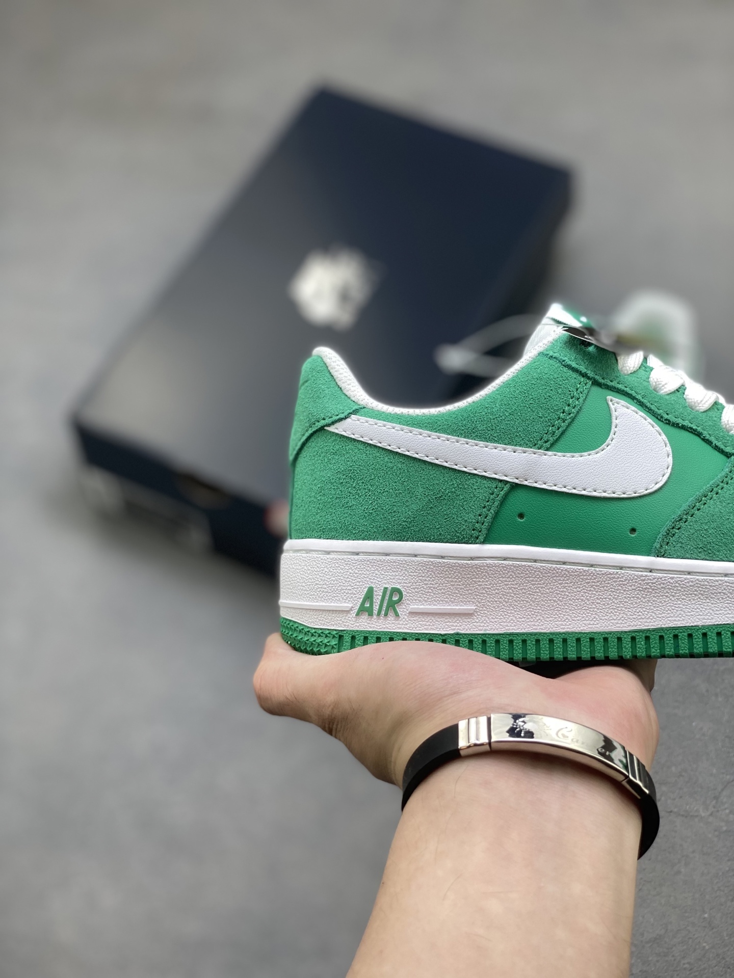 Nike Air Force 1 '07 Low Green & White Suede Sneakers IB6388-300 6 i1752336607224 3365 0 4