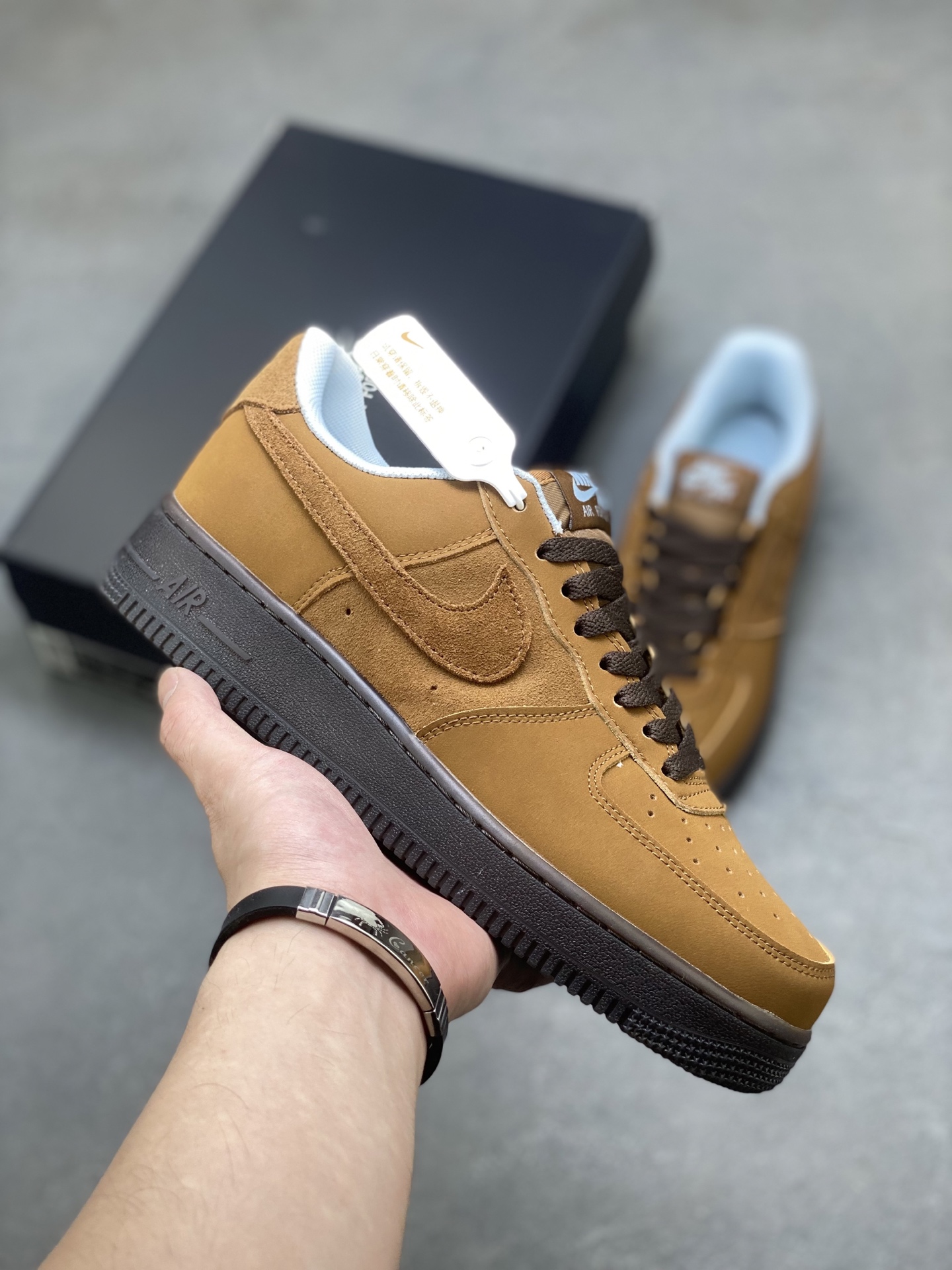 Nike Air Force 1 '07 Low Brown Suede Sneaker Limited Edition IB4617-222 2 i1752336693850 5612 0 0
