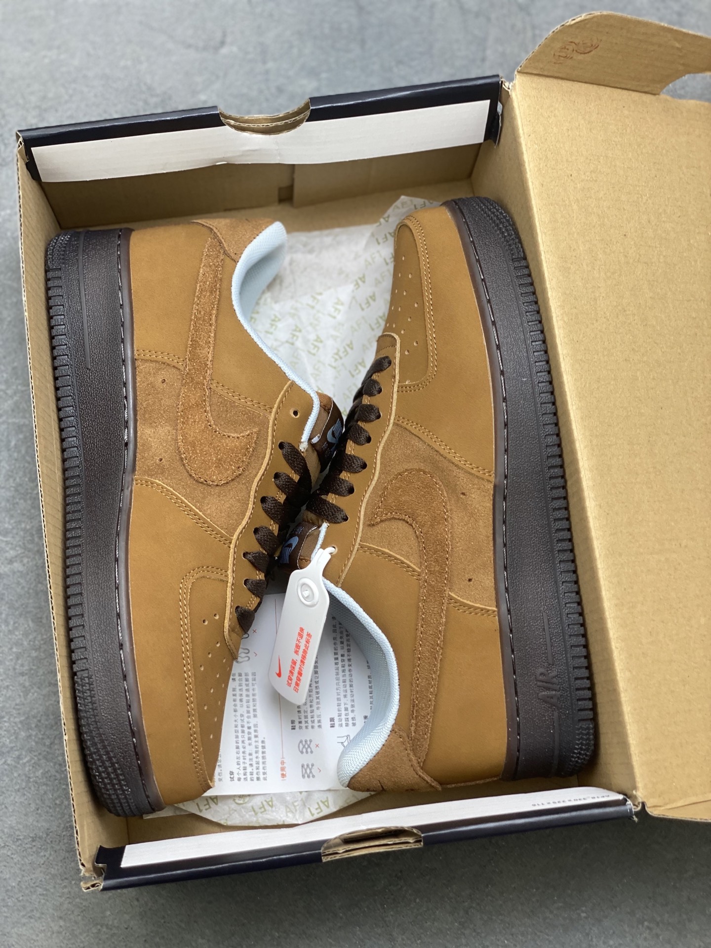 Nike Air Force 1 '07 Low Brown Suede Sneaker Limited Edition IB4617-222 10 i1752336693861 7943 0 8