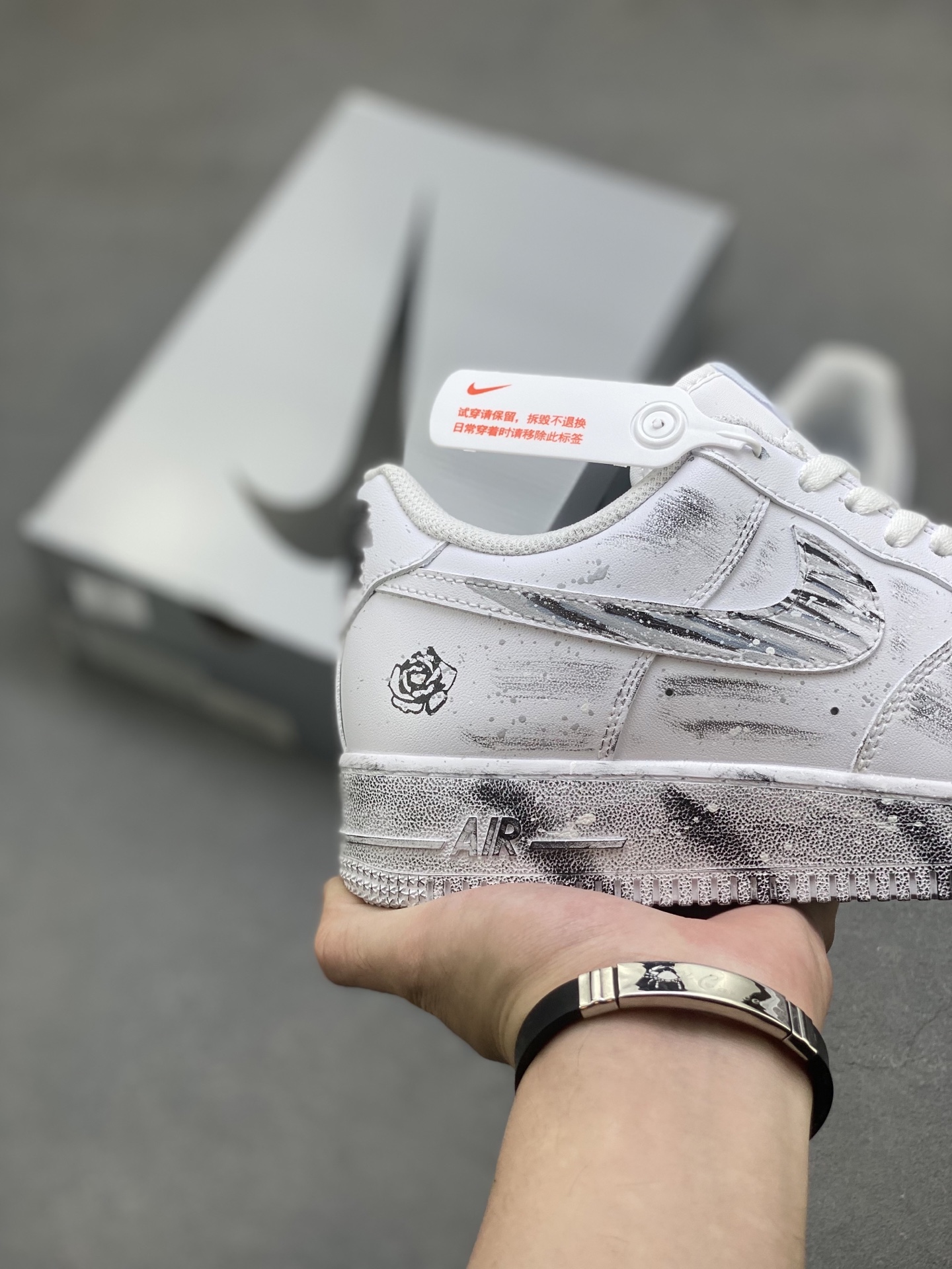 Nike Air Force 1 '07 Low White/Silver Casual Shoes CW2288-111 Limited Edition 6 i1752336738798 6205 0 4