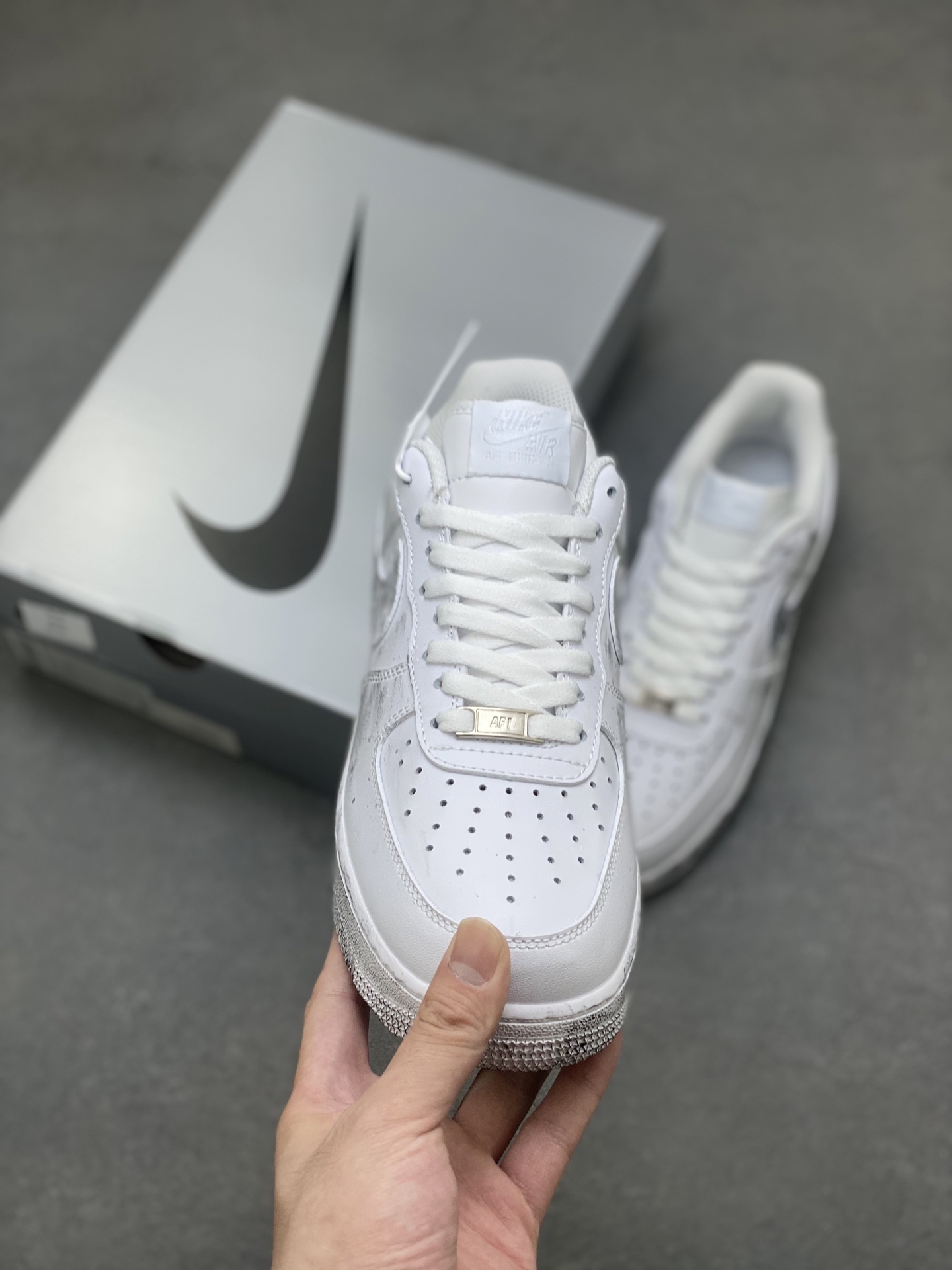 Nike Air Force 1 '07 Low White/Silver Casual Shoes CW2288-111 Limited Edition 3 i1752336738861 8163 0 1