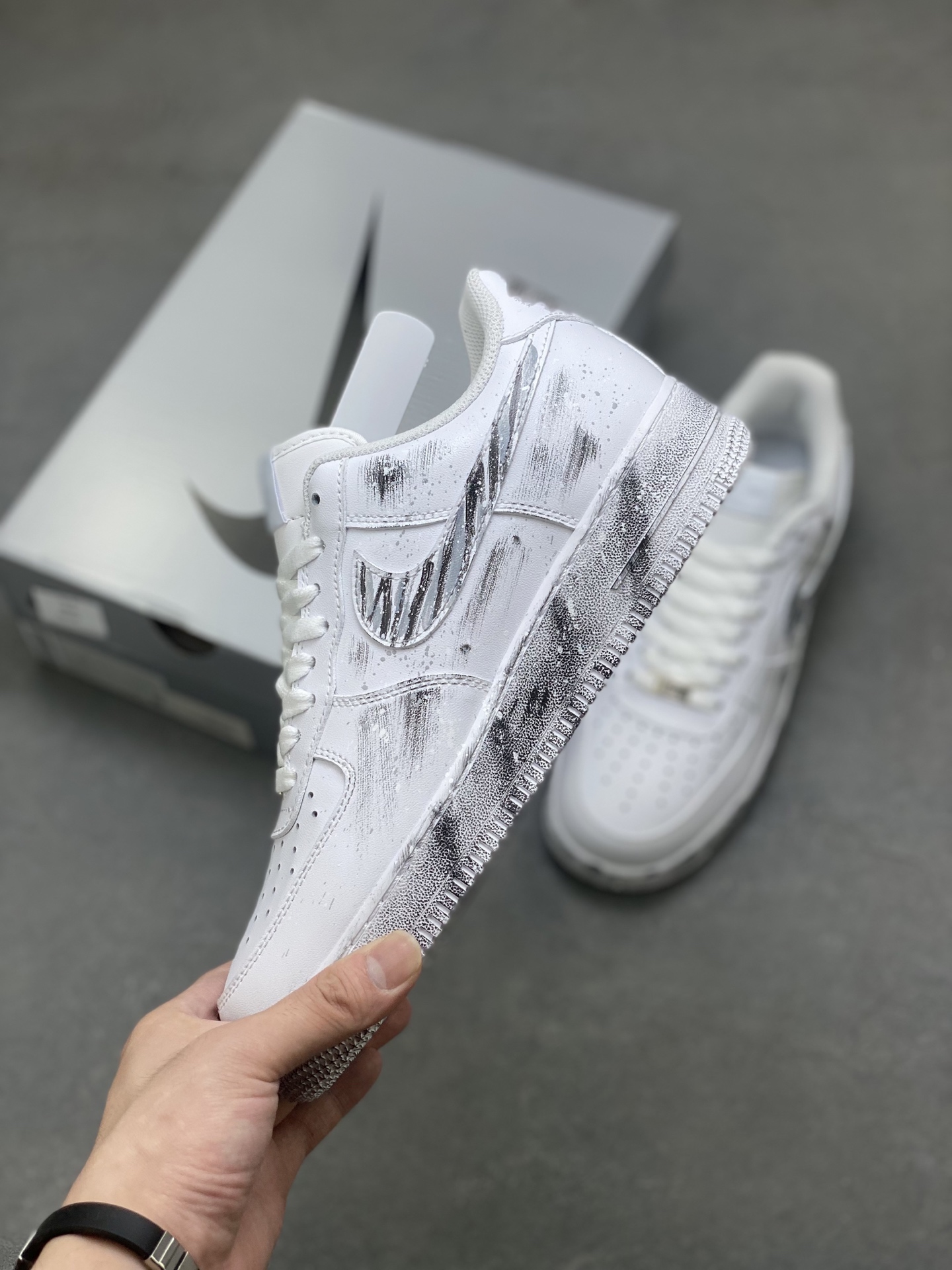 Nike Air Force 1 '07 Low White/Silver Casual Shoes CW2288-111 Limited Edition 4 i1752336738911 1217 0 2