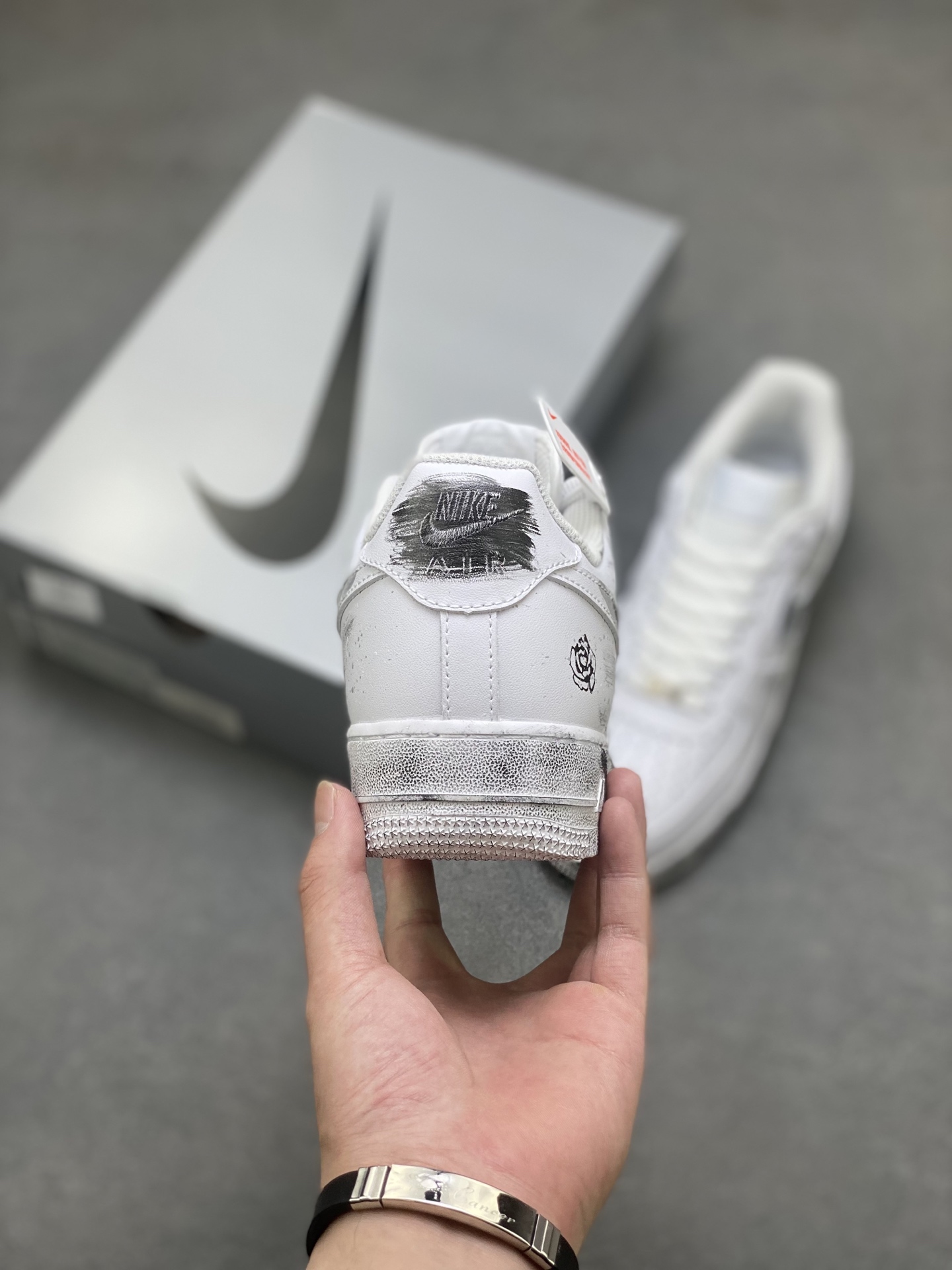 Nike Air Force 1 '07 Low White/Silver Casual Shoes CW2288-111 Limited Edition 5 i1752336740991 4801 0 3