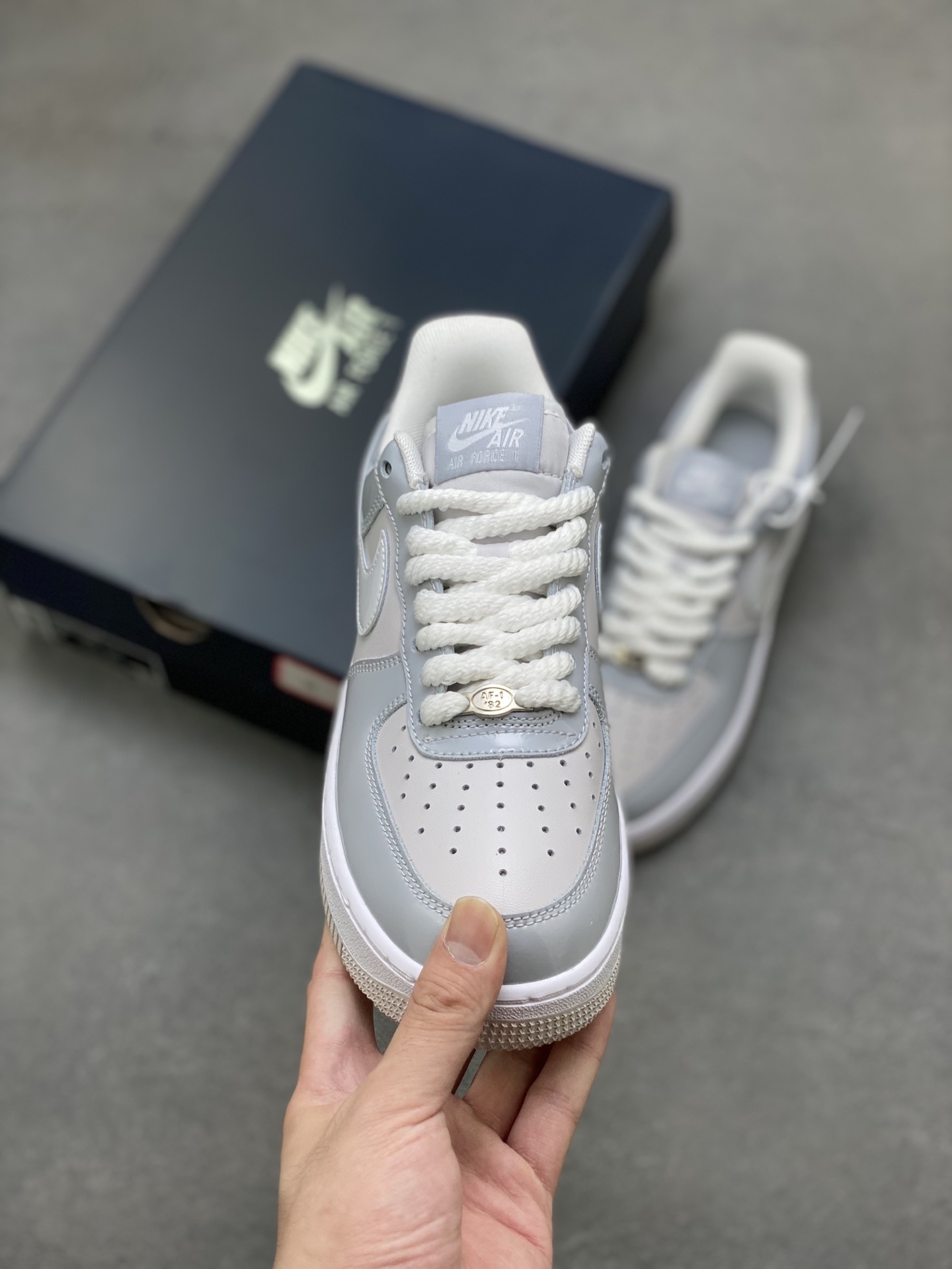 Nike Air Force 1 '07 Low Grey/White Casual Sneakers - Limited Edition 3 i1752422667439 109 0 1