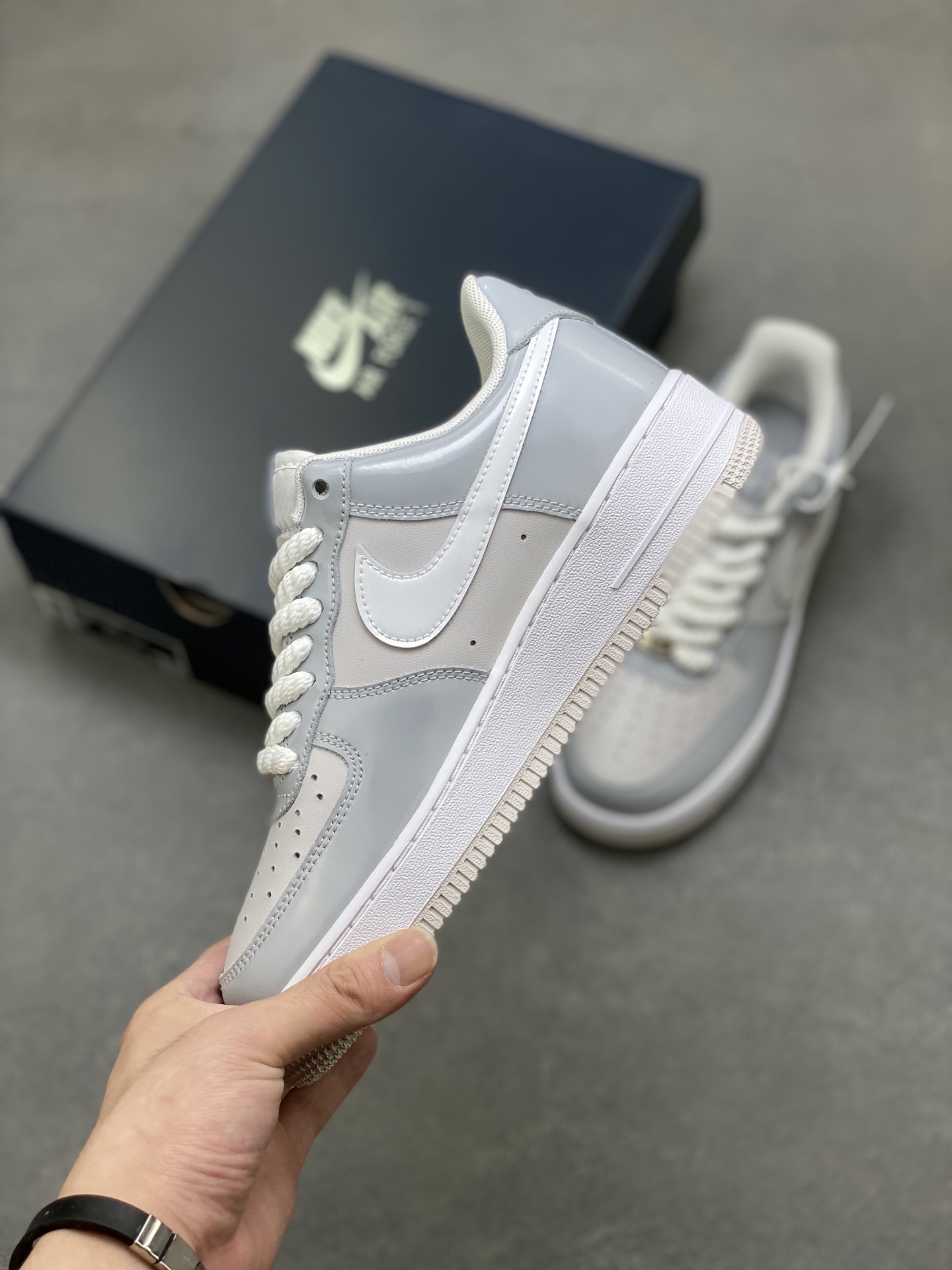 Nike Air Force 1 '07 Low Grey/White Casual Sneakers - Limited Edition 4 i1752422669396 5807 0 2