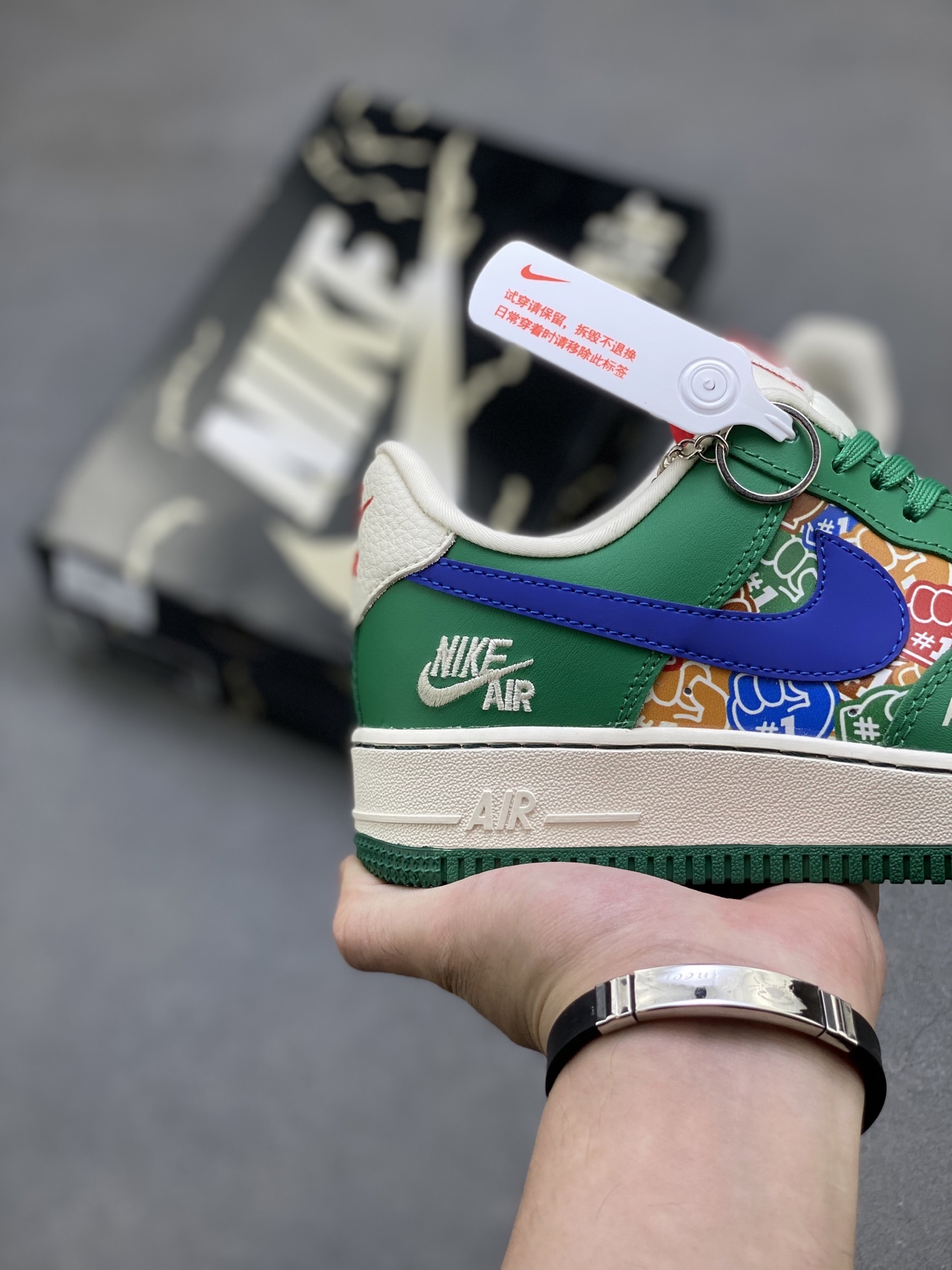 Nike Air Force 1 '07 Low Green/Blue Limited Edition Sneakers 6 i1752422991816 5643 0 4