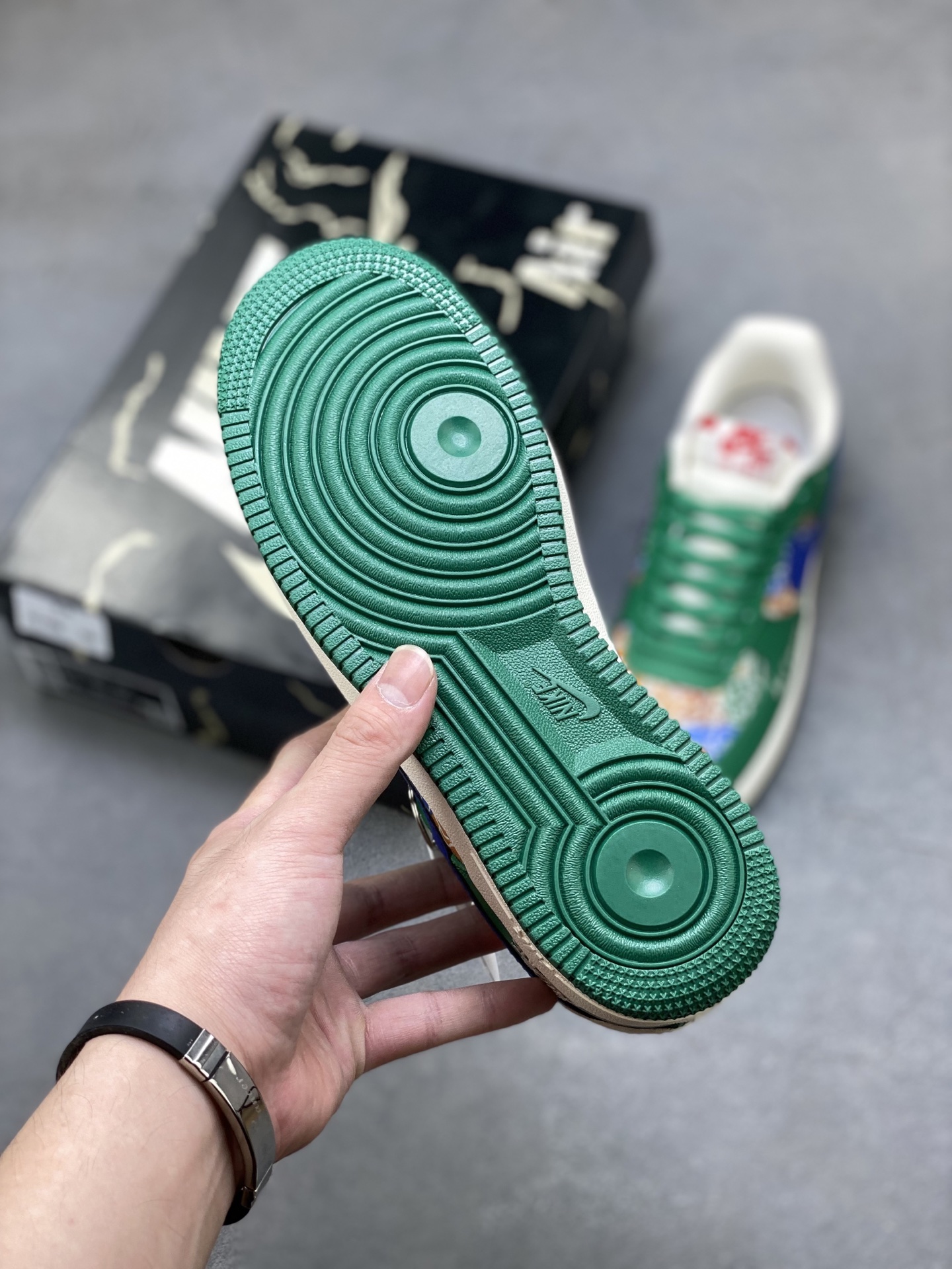 Nike Air Force 1 '07 Low Green/Blue Limited Edition Sneakers 7 i1752422993776 5425 0 5