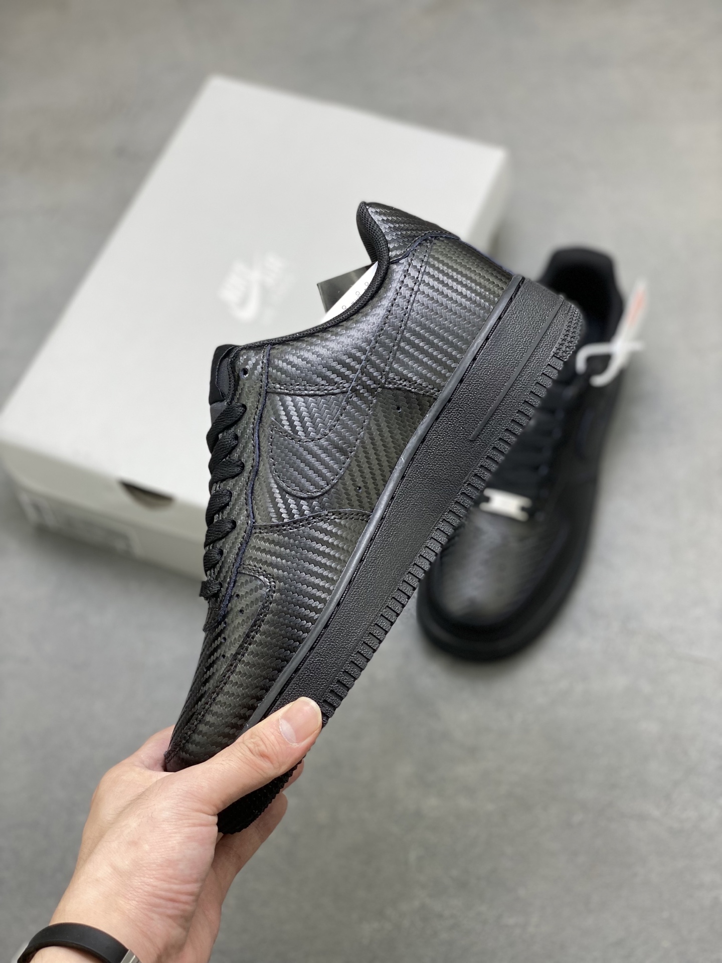 Nike Air Force 1 '07 Low Black Carbon Fiber Sneakers HF2886-001 4 i1752508899052 6669 0 2