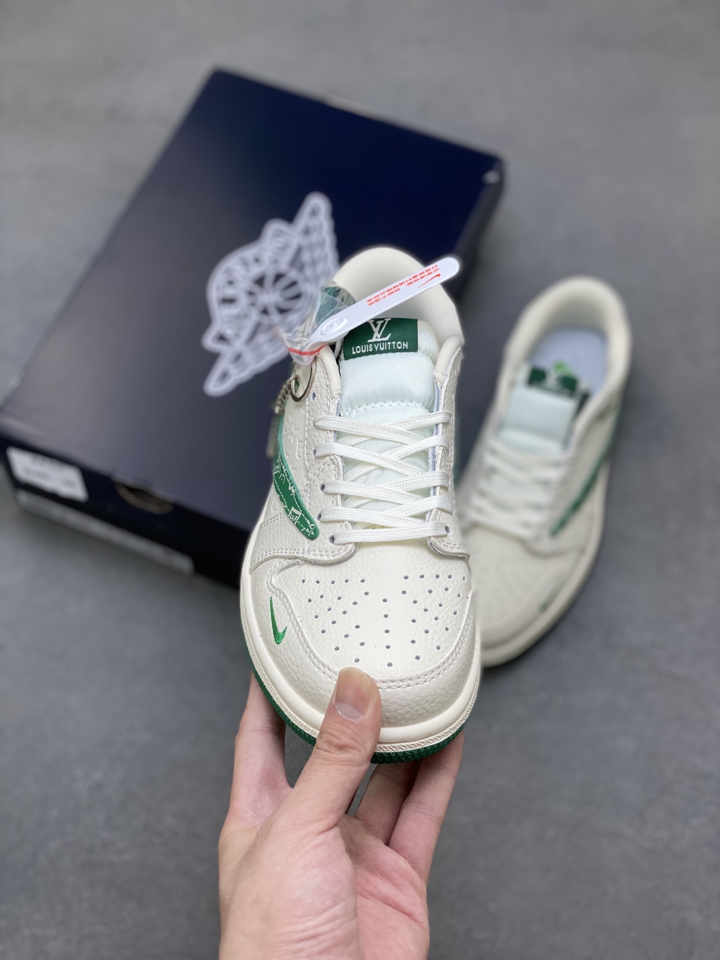 Nike Air Jordan 1 x Travis Scott Custom Low Top Sneakers - Limited Edition 2 i1752509626424 9232 0 1
