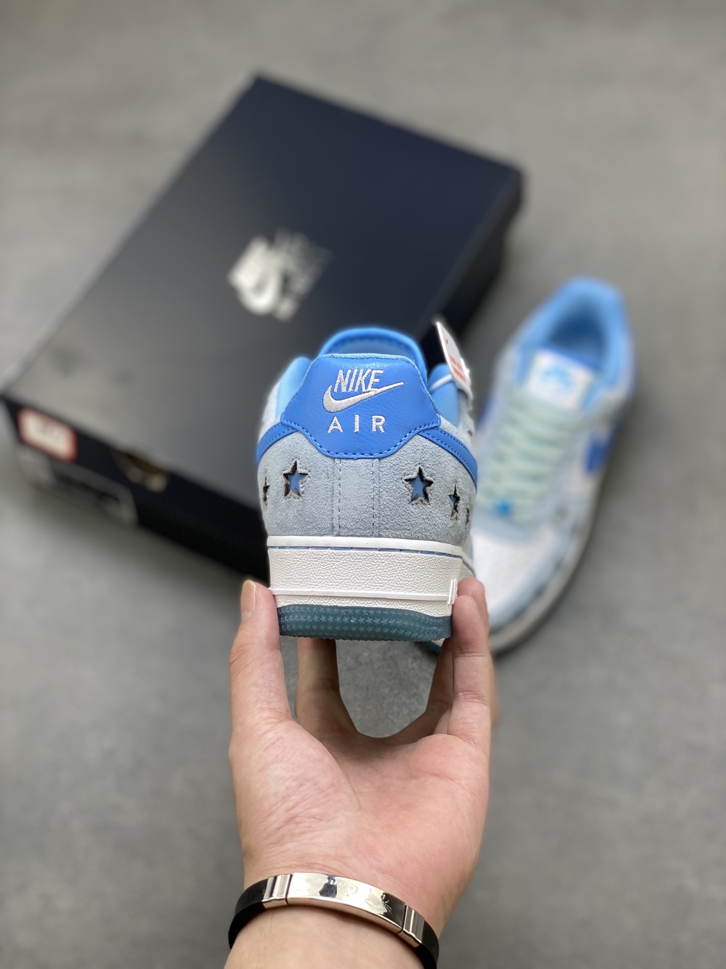 Nike Air Force 1 '07 Low Blue Star Casual Sneakers HQ8051-400 5 i1752681954112 9366 0 3