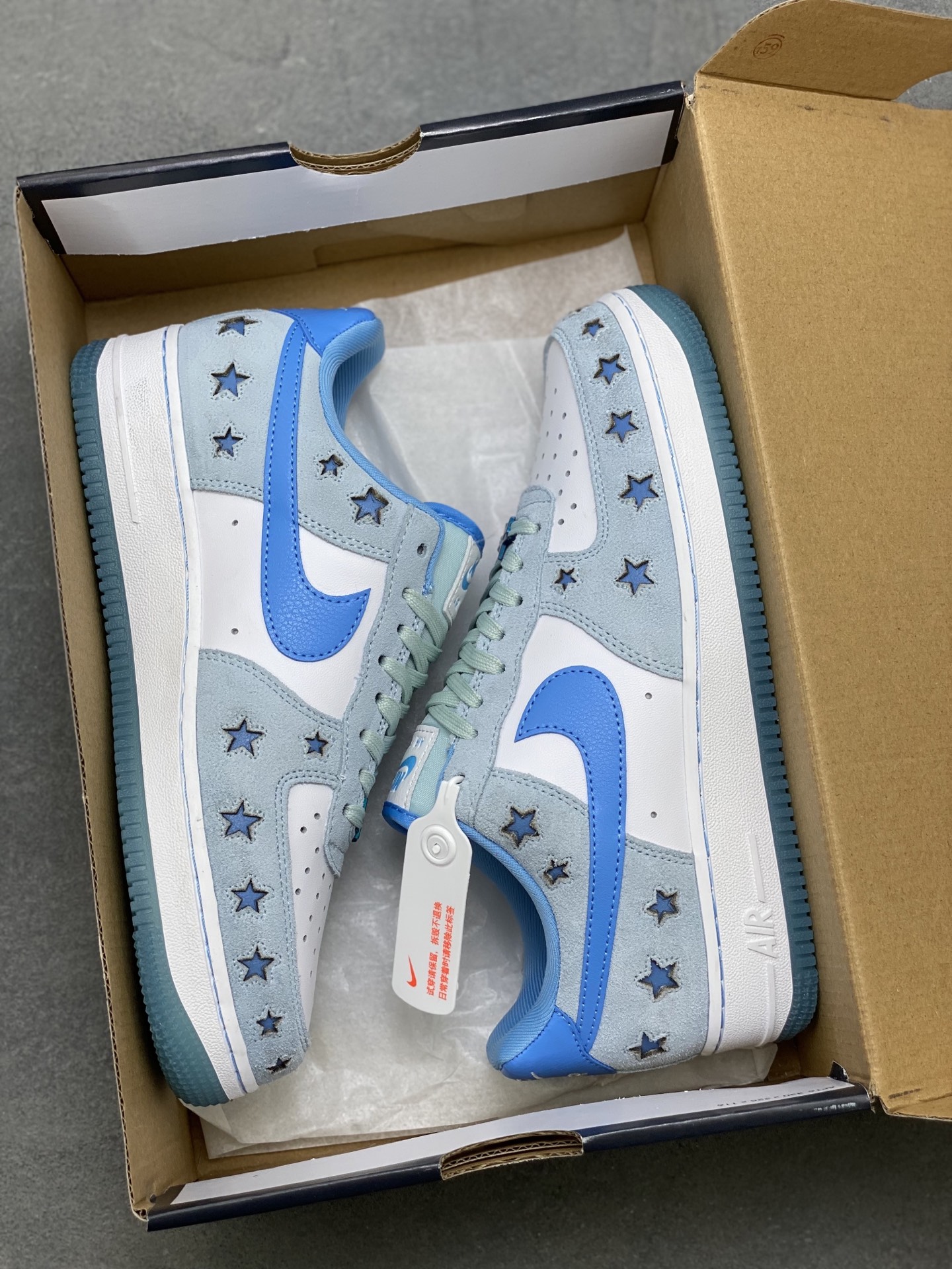 Nike Air Force 1 '07 Low Blue Star Casual Sneakers HQ8051-400 10 i1752681954208 8109 0 8