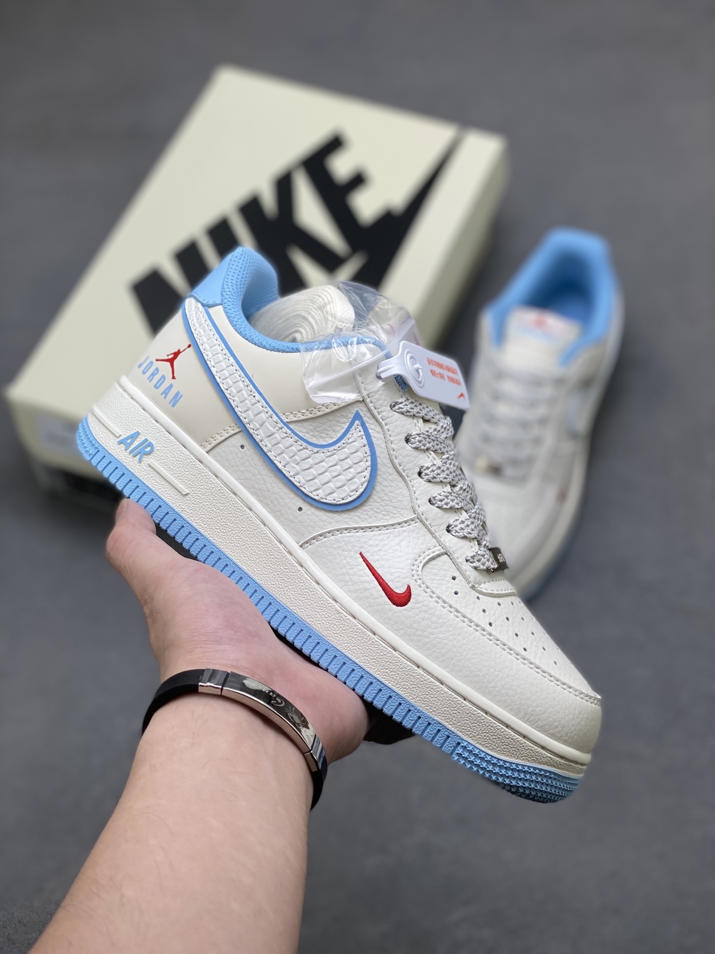Nike Air Force 1 '07 Low White/Blue Casual Sneakers CS5288-029 2 i1752682193433 4560 0 0
