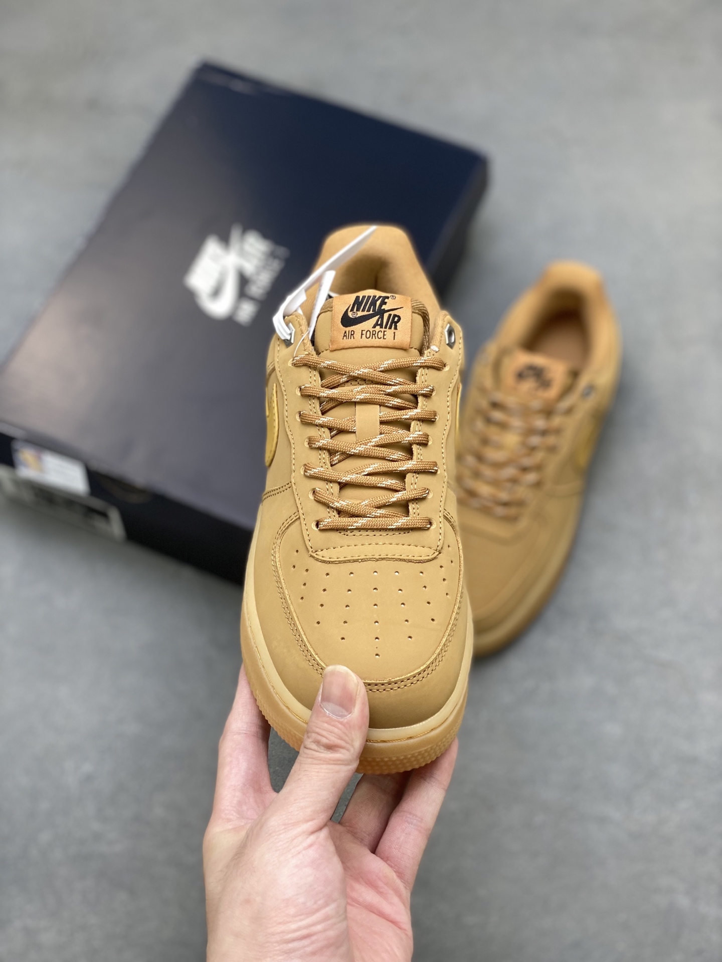 Nike Air Force 1 Low Wheat Mocha CJ9179-200 - Iconic Style, Superior Comfort 3 i1752855587241 119 0 1