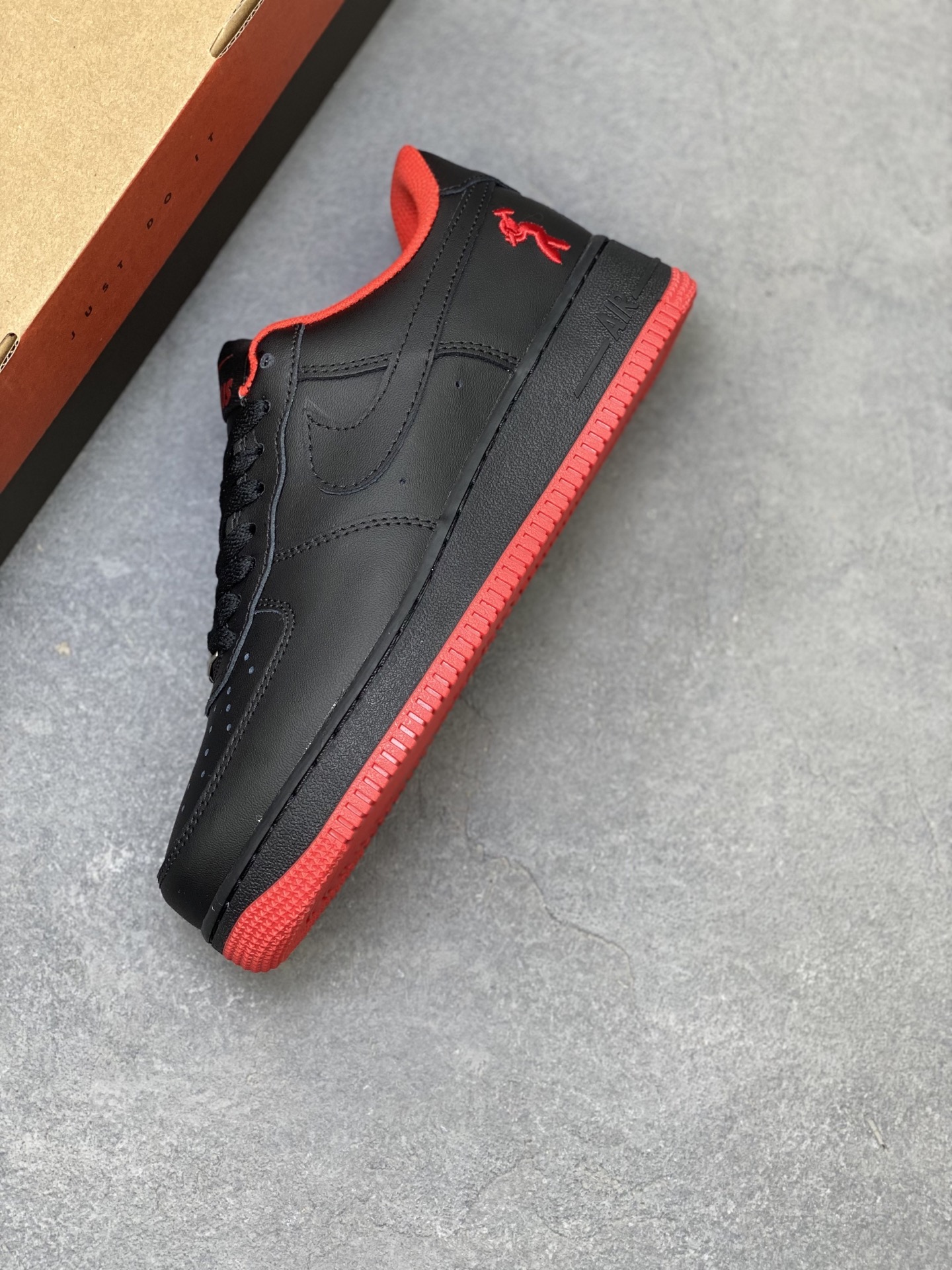 Nike Air Force 1 '07 Low Black/Red. Limited Edition, Premium Comfort Sneakers 8 i1752945531413 7023 0 6
