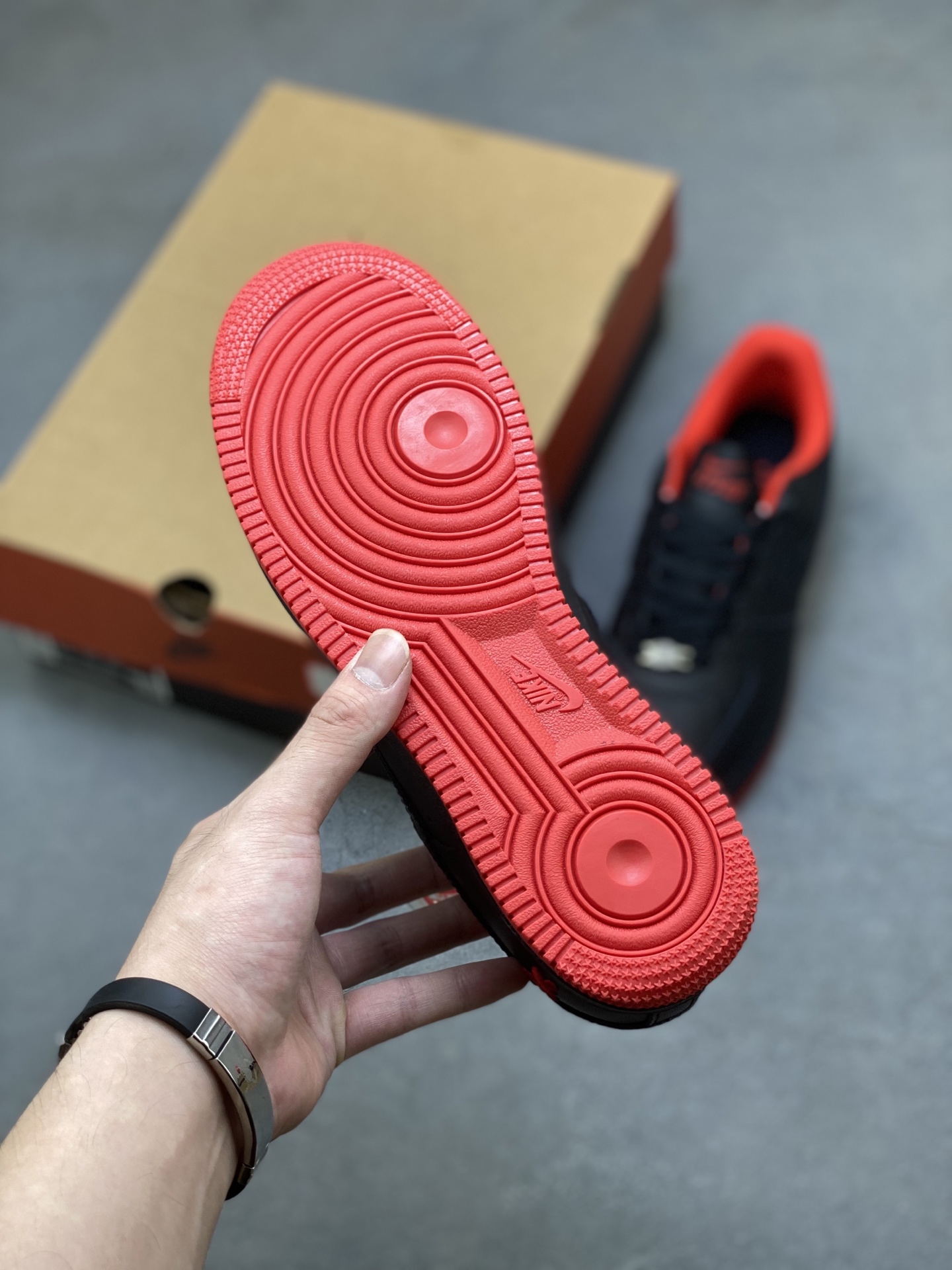 Nike Air Force 1 '07 Low Black/Red. Limited Edition, Premium Comfort Sneakers 7 i1752945541794 8393 0 5