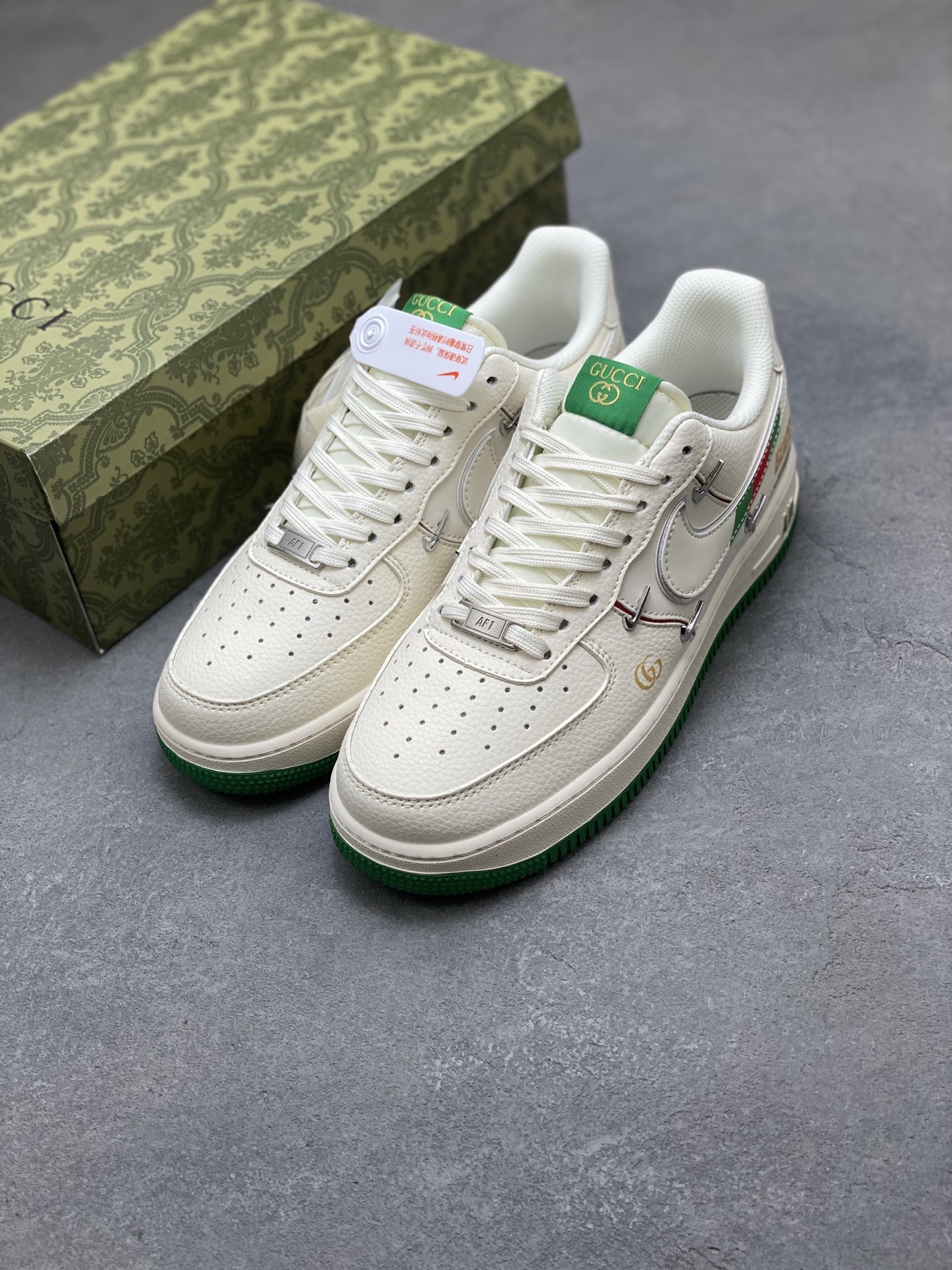 Nike Air Force 1 Low Gucci Custom Sneakers Designer Limited Edition 9 i1752945821810 4714 0 7