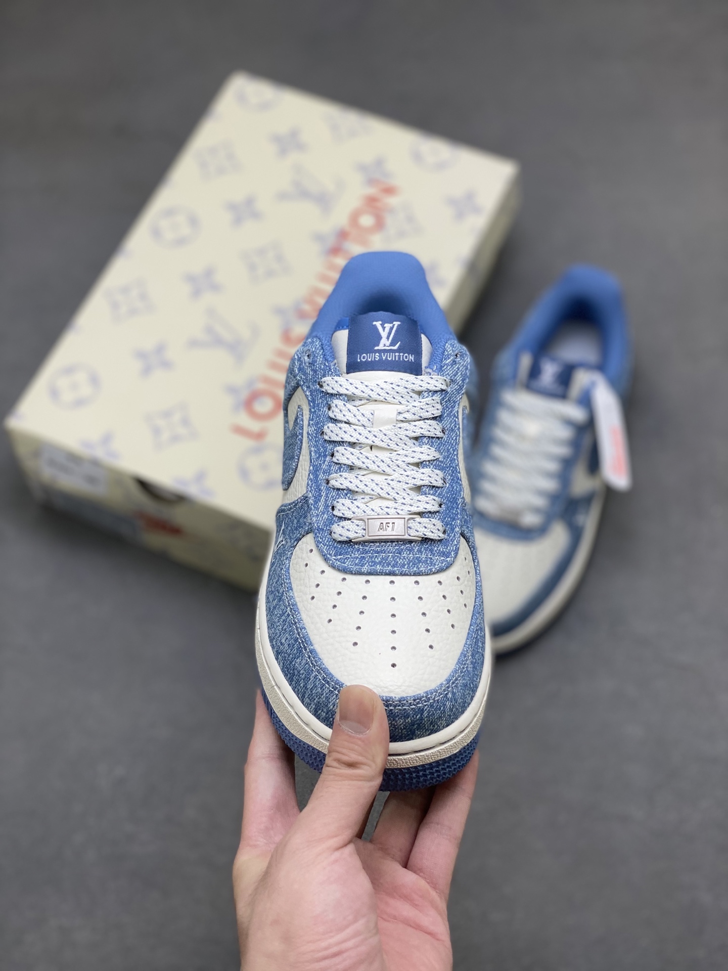 Nike Air Force 1 Low Louis Vuitton Custom Sneakers - Limited Edition 3 i1753372790584 4097 0 1