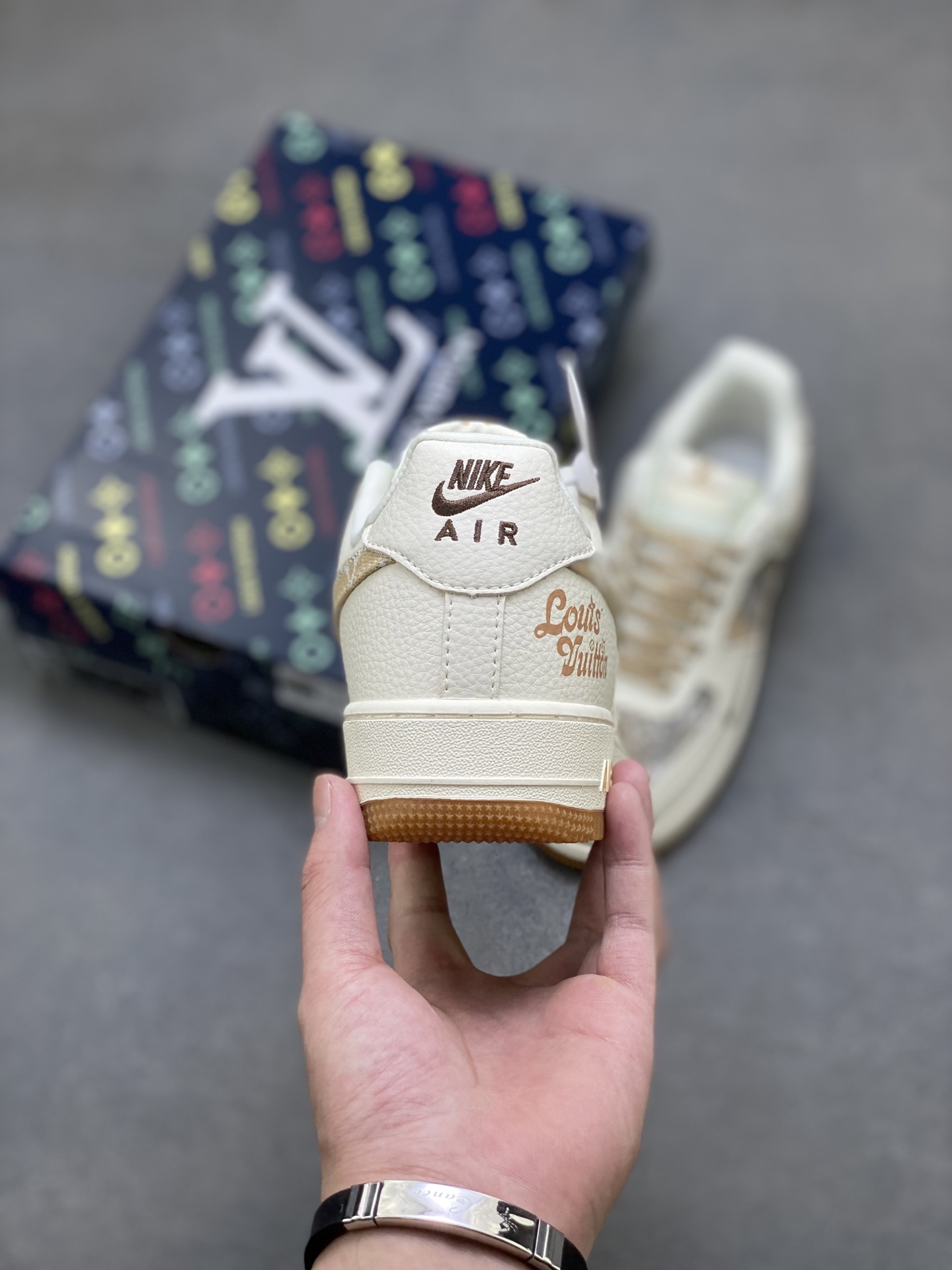 Nike Air Force 1 '07 Low Louis Vuitton Custom Sneakers - Limited Edition 5 i1753372940995 6907 0 3