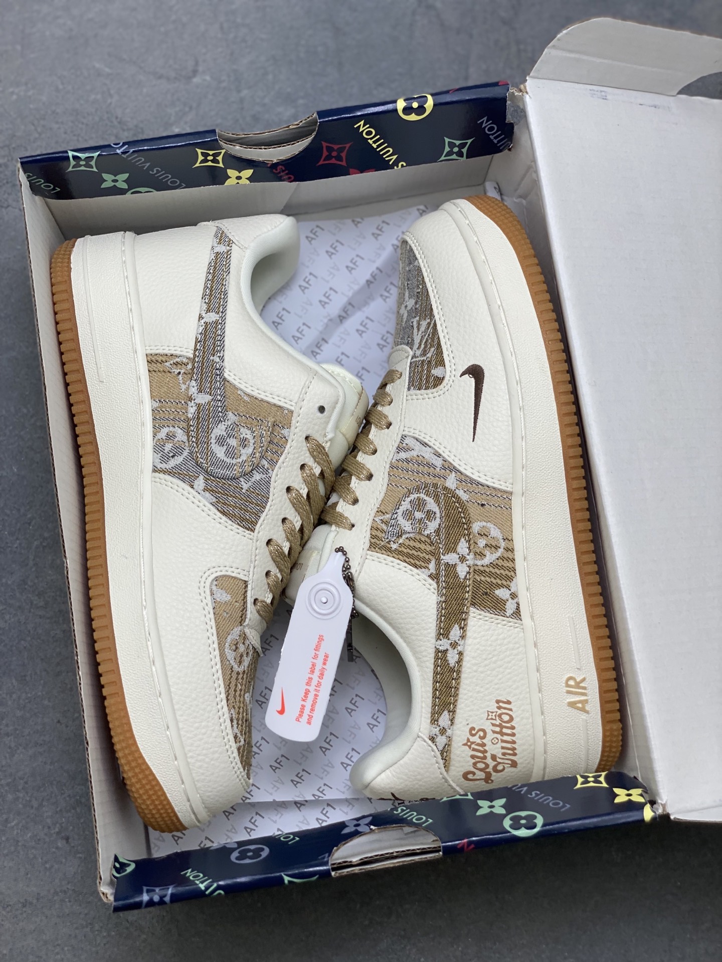 Nike Air Force 1 '07 Low Louis Vuitton Custom Sneakers - Limited Edition 10 i1753372943562 5796 0 8