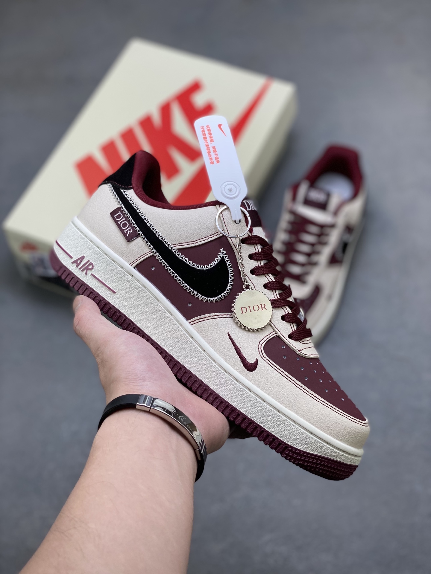 Nike Air Force 1 '07 Low Burgundy Sneakers Designer Collaboration 2 i1753545881774 1118 0 0