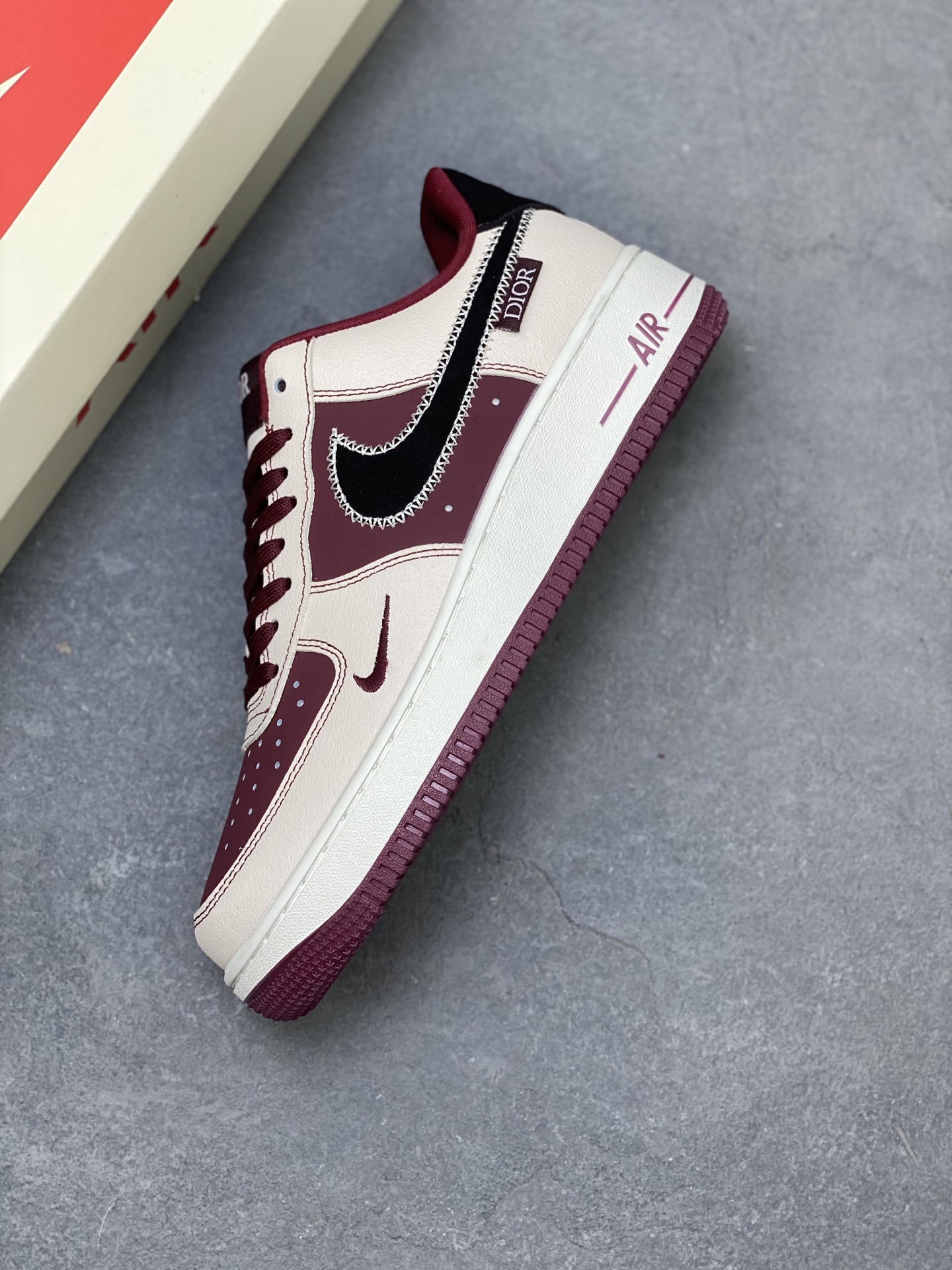 Nike Air Force 1 '07 Low Burgundy Sneakers Designer Collaboration 8 i1753545885251 174 0 6