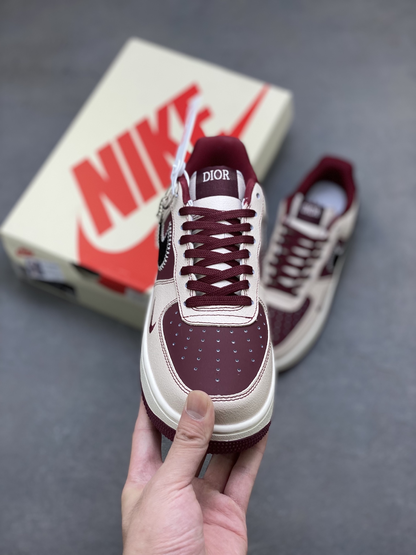Nike Air Force 1 '07 Low Burgundy Sneakers Designer Collaboration 3 i1753545887607 8020 0 1