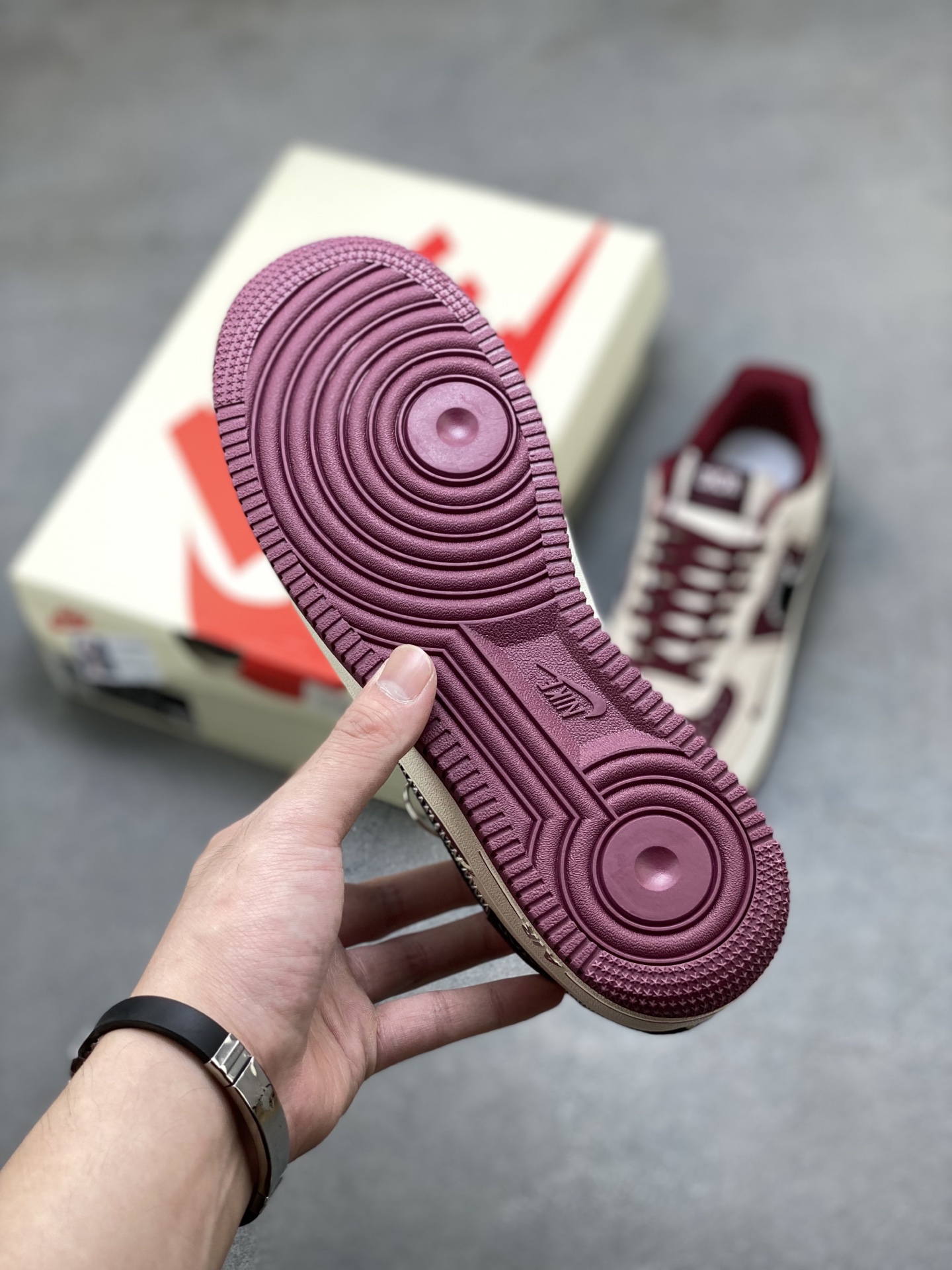 Nike Air Force 1 '07 Low Burgundy Sneakers Designer Collaboration 7 i1753545887852 9608 0 5