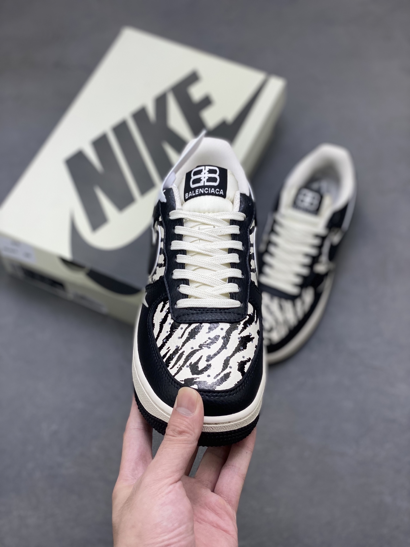 Nike Air Force 1 '07 Low Black Zebra Print Limited Edition Sneakers 3 i1753891374197 4821 0 1