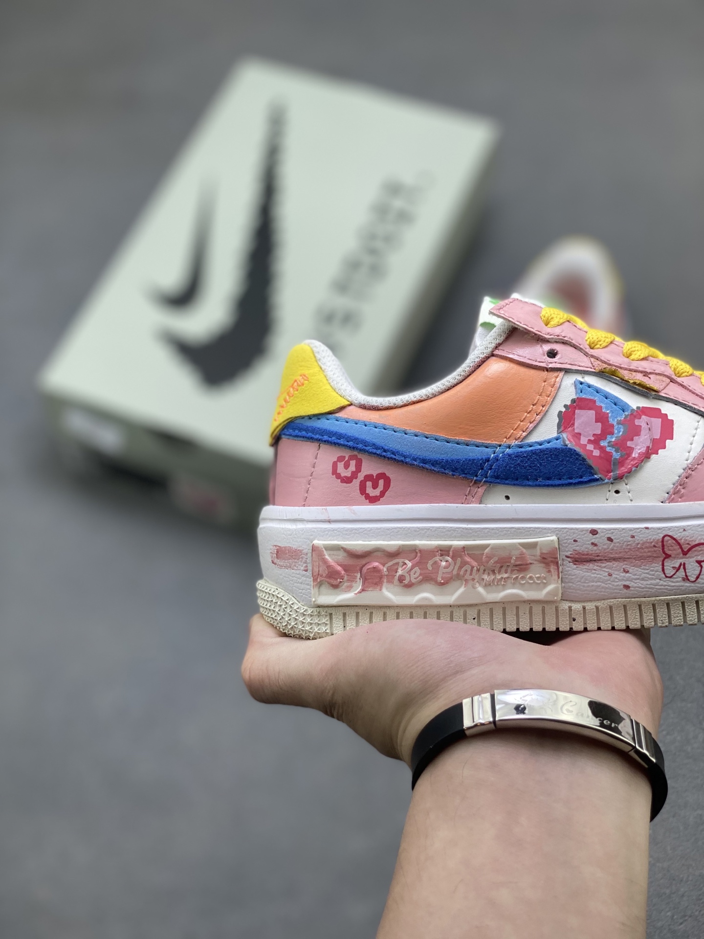 Nike Air Force 1 '07 Low Sneakers Pink Butterfly Design - Limited Edition 6 i1754150563397 1603 0 4