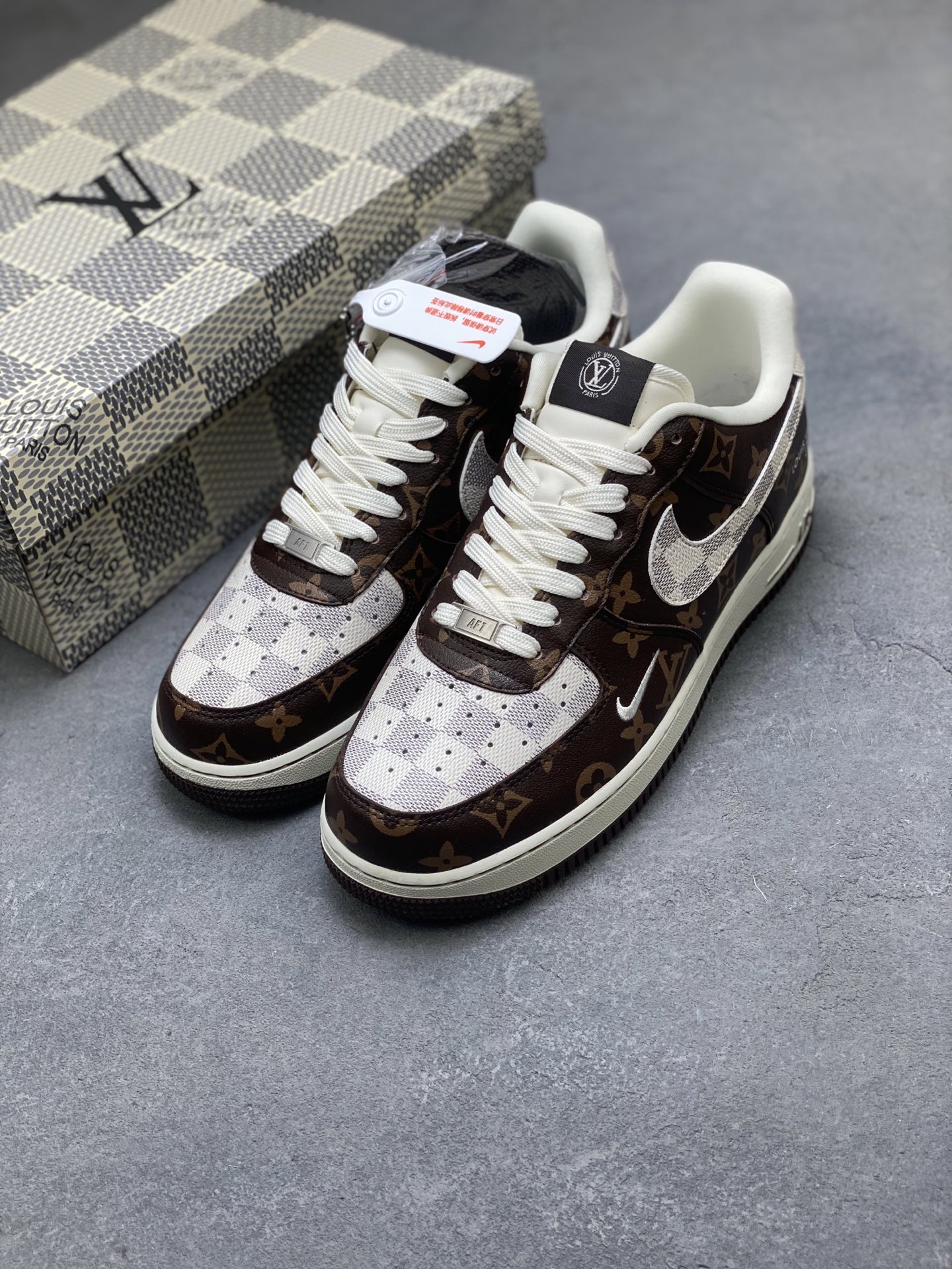 Nike Air Force 1 '07 Low Louis Vuitton Custom Sneakers - Limited Edition 9 i1754150604182 7947 0 7