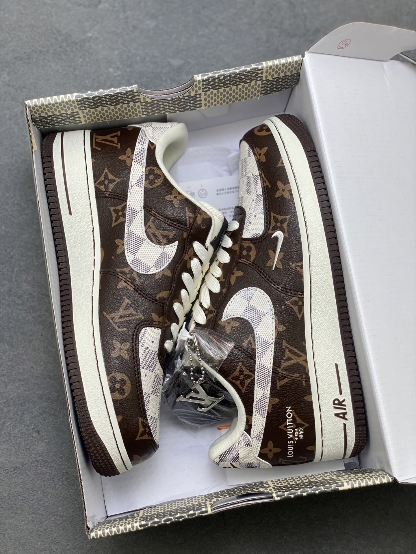 Nike Air Force 1 '07 Low Louis Vuitton Custom Sneakers - Limited Edition 10 i1754150605635 9355 0 8