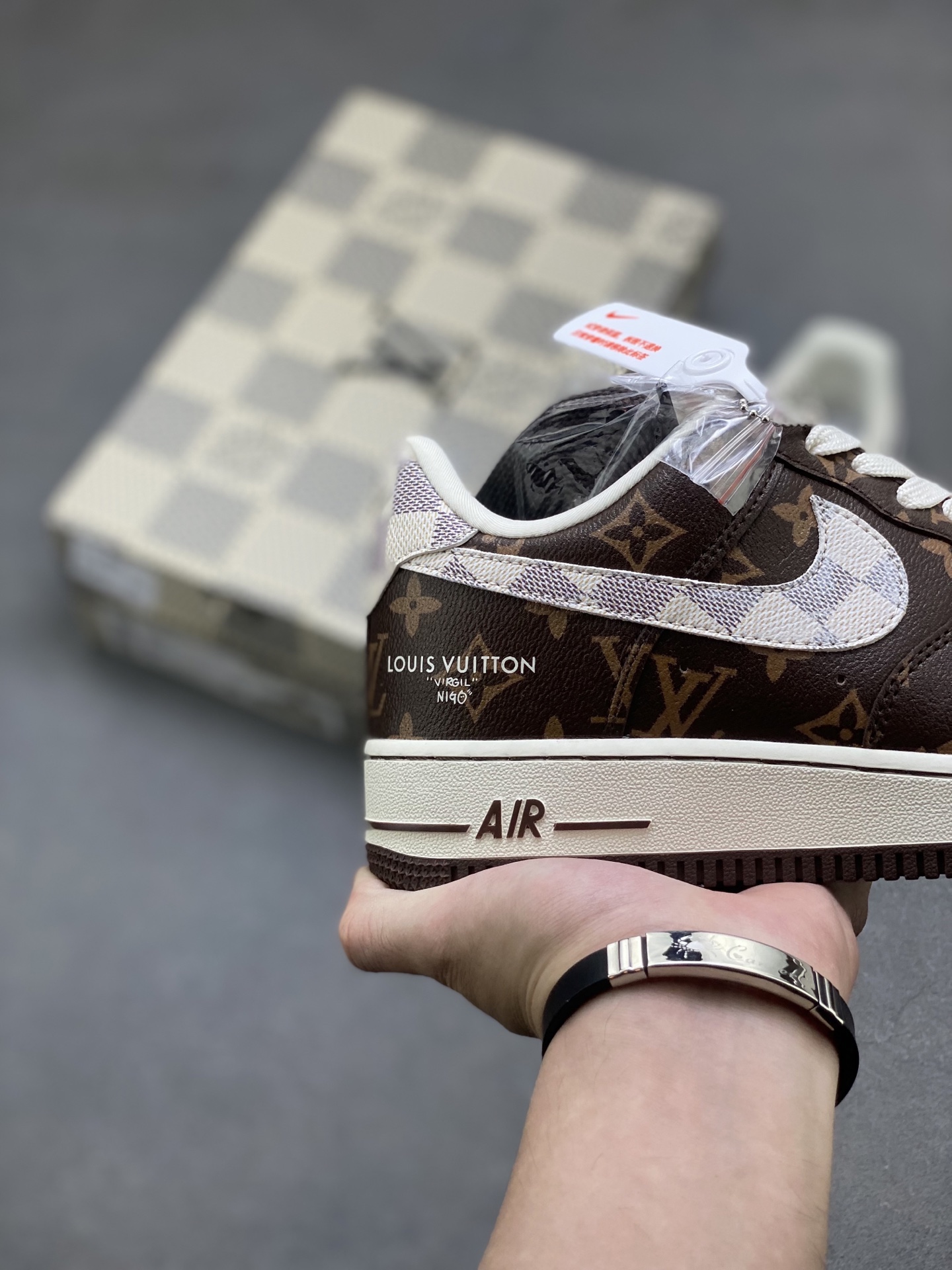 Nike Air Force 1 '07 Low Louis Vuitton Custom Sneakers - Limited Edition 6 i1754150608689 5384 0 4