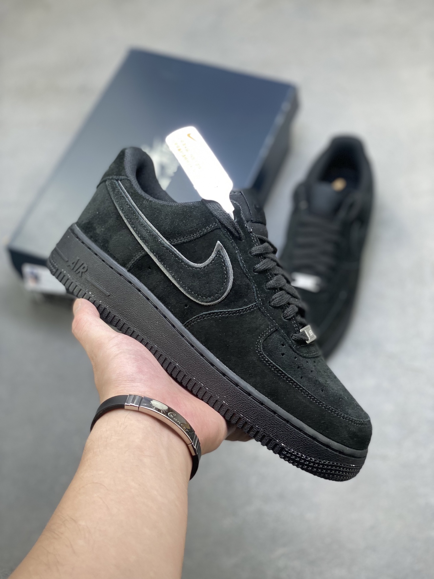 Nike Air Force 1 '07 Low Black Suede HQ1966-002 Limited Edition Sneakers 2 i1754150651533 4224 0 0