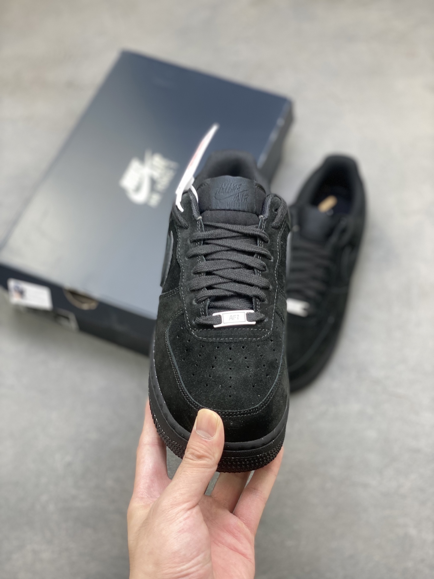 Nike Air Force 1 '07 Low Black Suede HQ1966-002 Limited Edition Sneakers 3 i1754150652142 1592 0 1