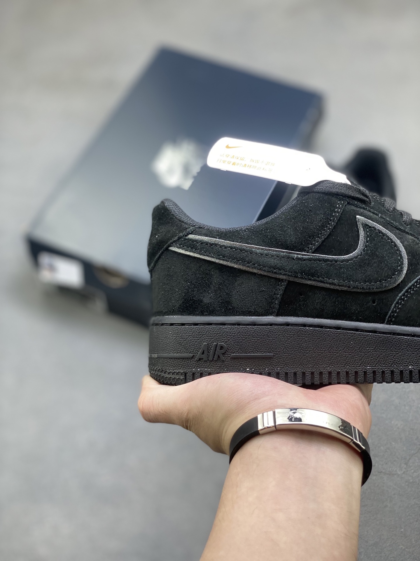 Nike Air Force 1 '07 Low Black Suede HQ1966-002 Limited Edition Sneakers 6 i1754150652459 4878 0 4