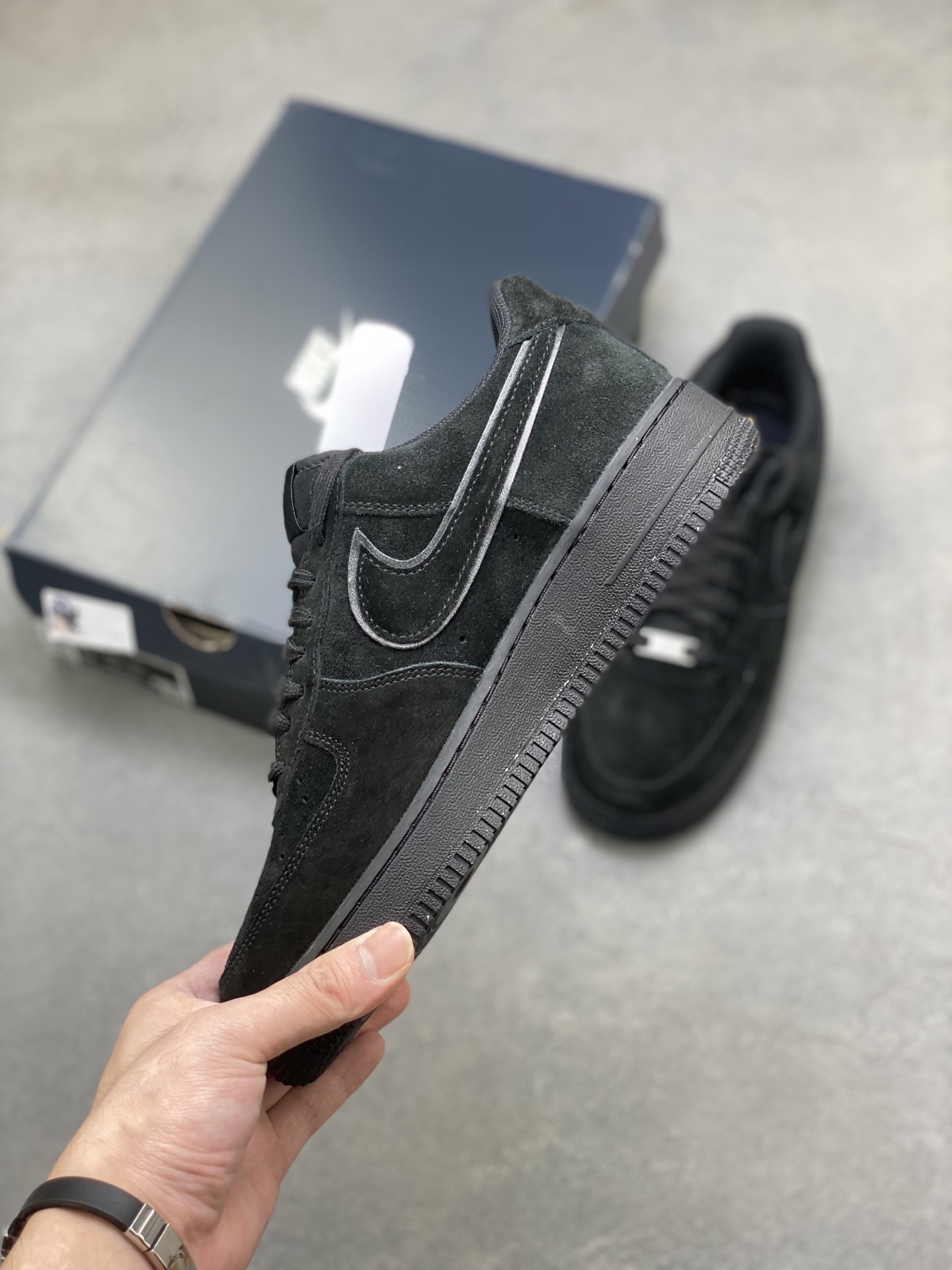 Nike Air Force 1 '07 Low Black Suede HQ1966-002 Limited Edition Sneakers 4 i1754150654480 2313 0 2