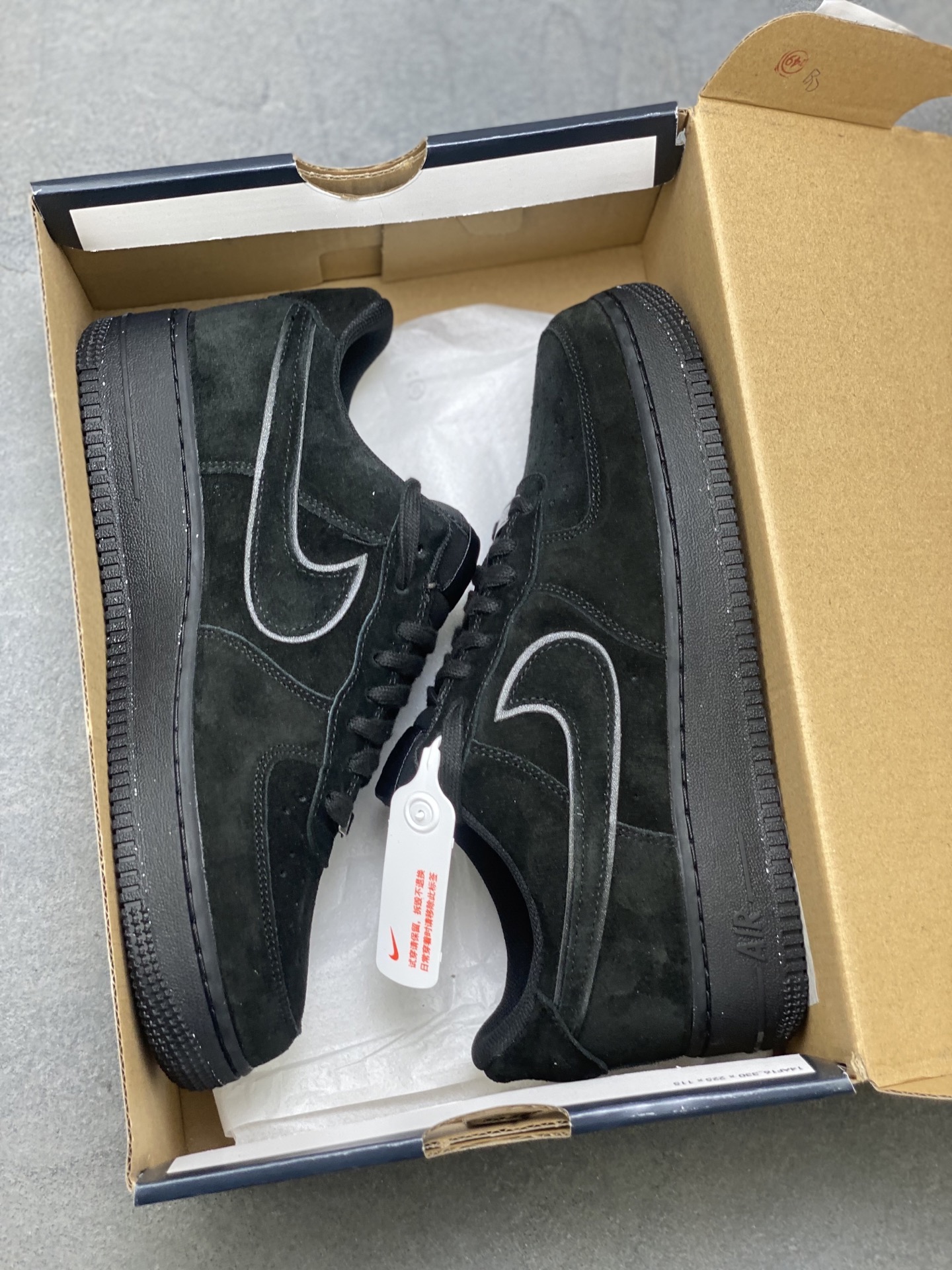 Nike Air Force 1 '07 Low Black Suede HQ1966-002 Limited Edition Sneakers 10 i1754150655140 1640 0 8