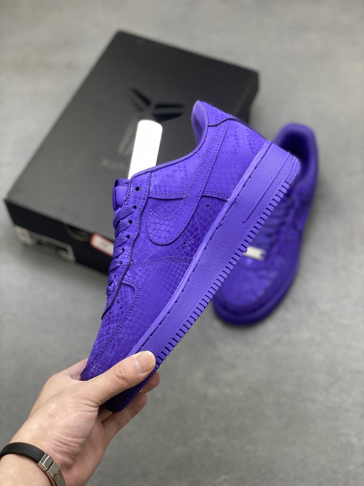 Nike Air Force 1 '07 Low Purple Snakeskin Limited Edition Athletic Shoes 4 i1754150802959 5979 0 2